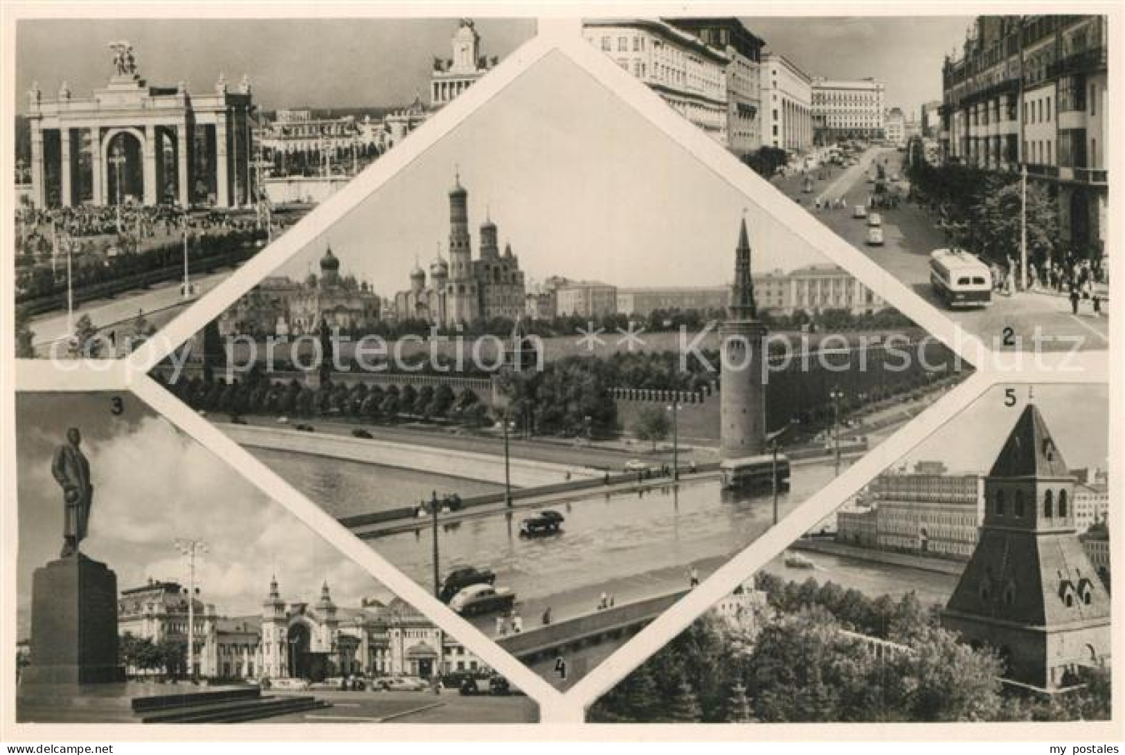 73521534 Moskau Moscou Teilansichten Moskau Moscou