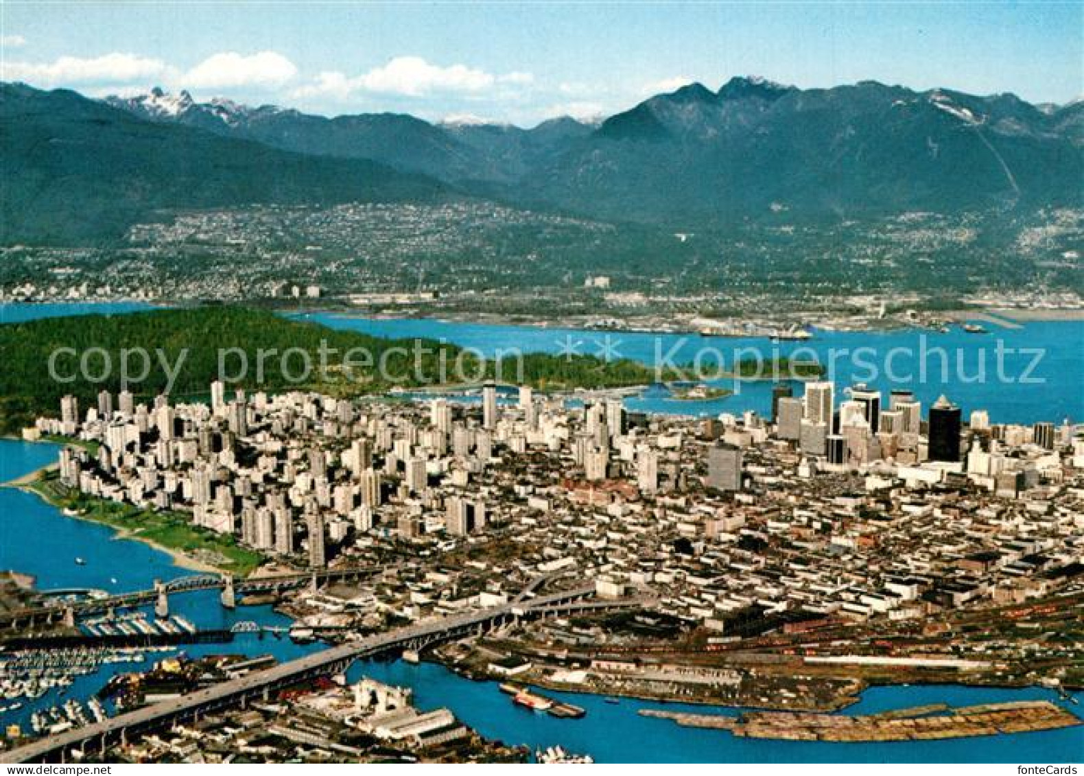 73580560 Vancouver British Columbia Fliegeraufnahme Vancouver British