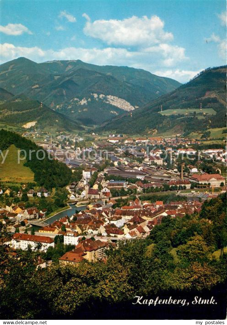 73594925 Kapfenberg Altstadt mit Edelstahlwerk Gebrueder Boehler Kapfenberg