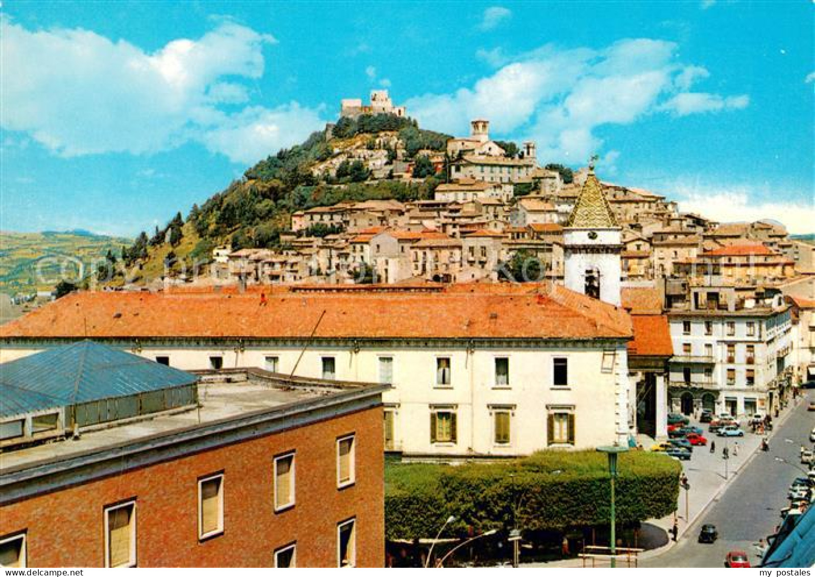 73600346 Campobasso Panorama verso il Castello Campobasso