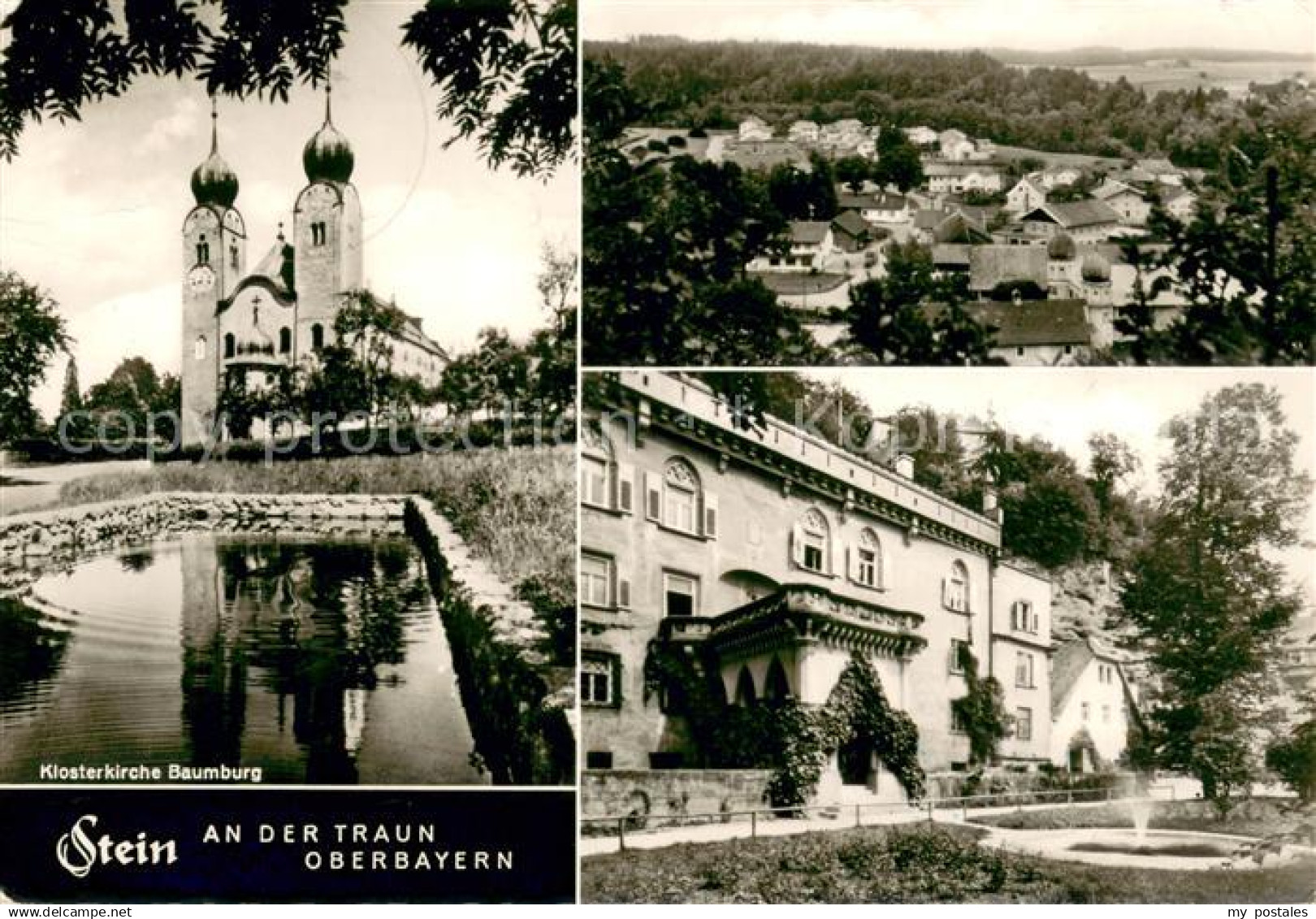 73645229 Stein Traun Klosterkirche Baumburg Panorama