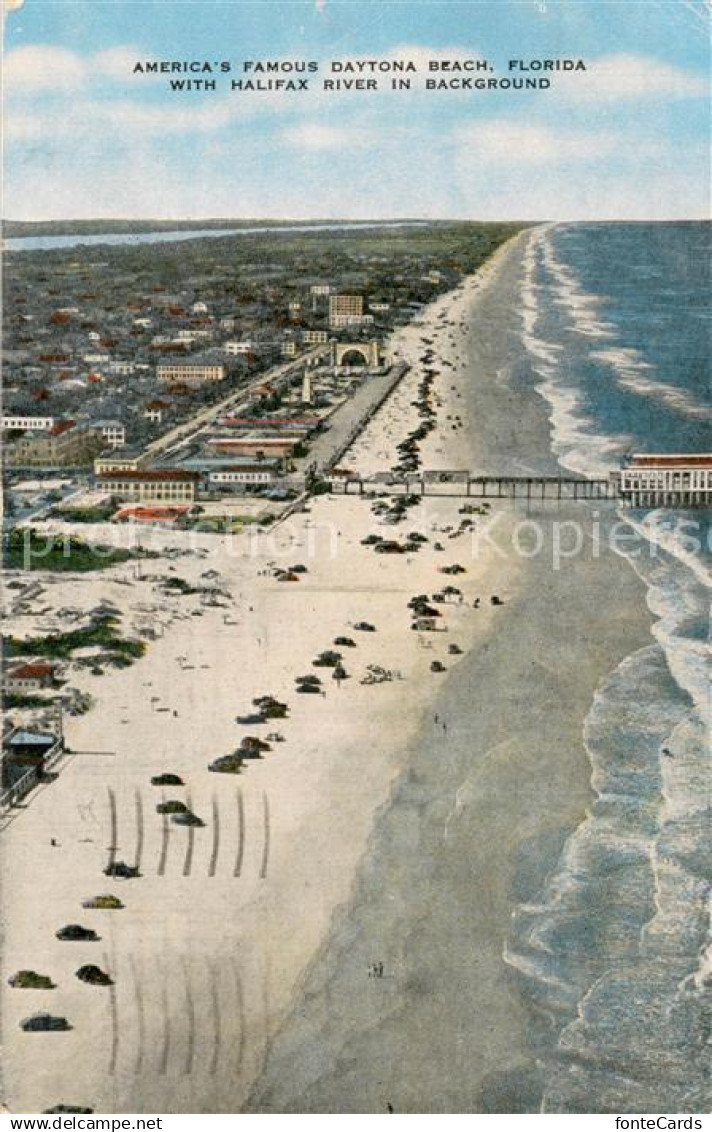 73646794 Daytona Beach with Halifax River Air view