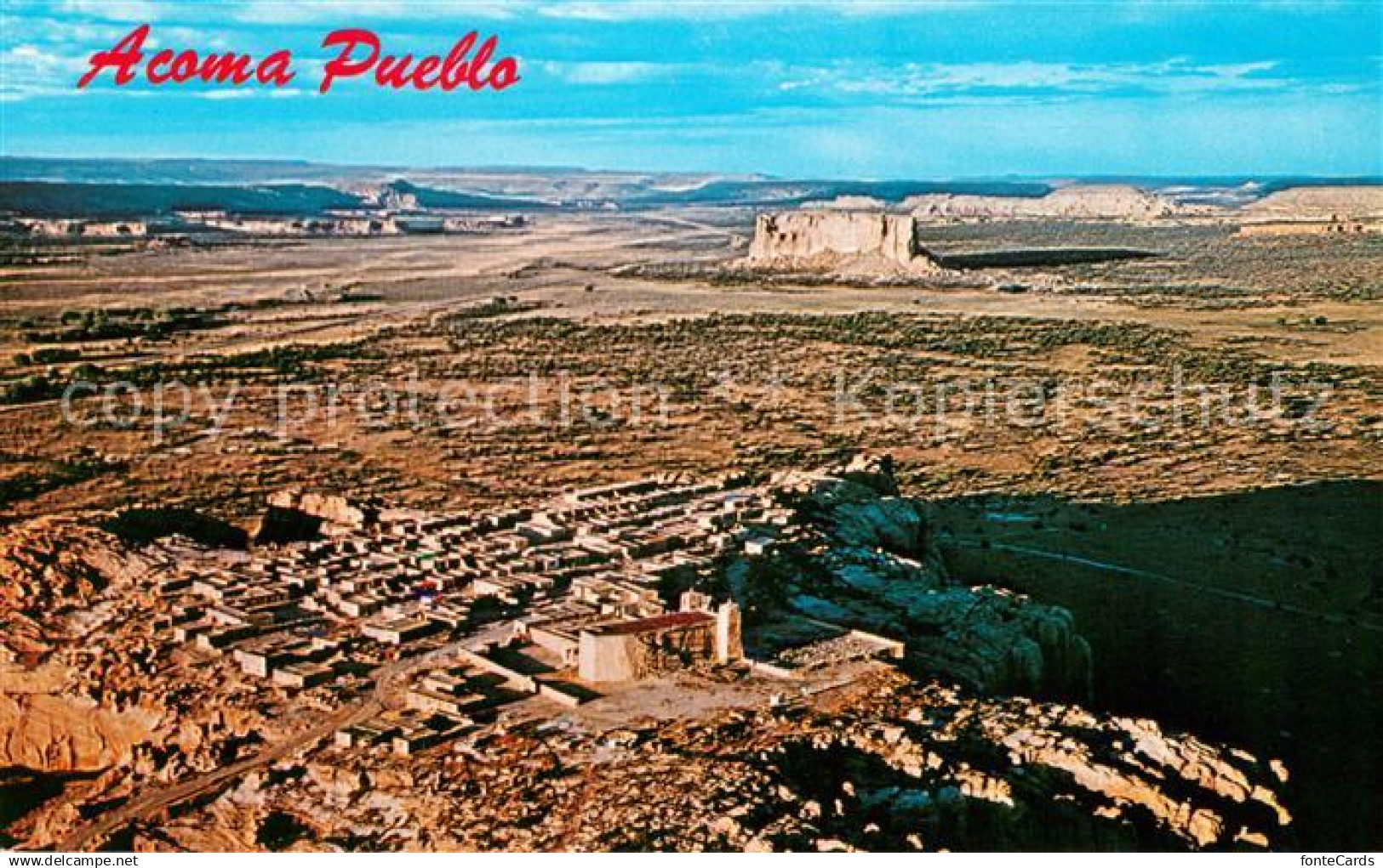 73646801 Acoma Pueblo Fliegeraufnahme