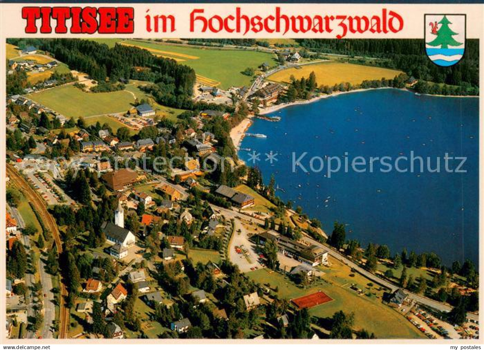 73668665 Titisee Ferienort im Hochschwarzwald Fliegeraufnahme