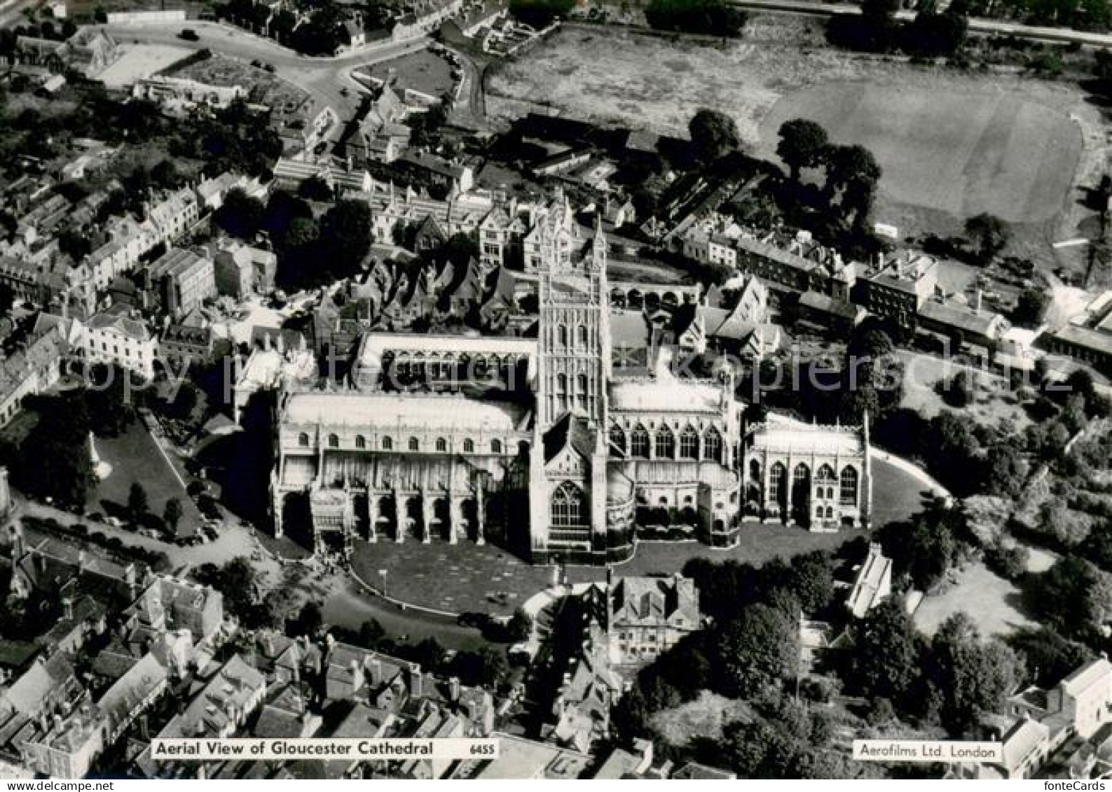 73669481 Gloucester Cathedral aerial view Gloucester