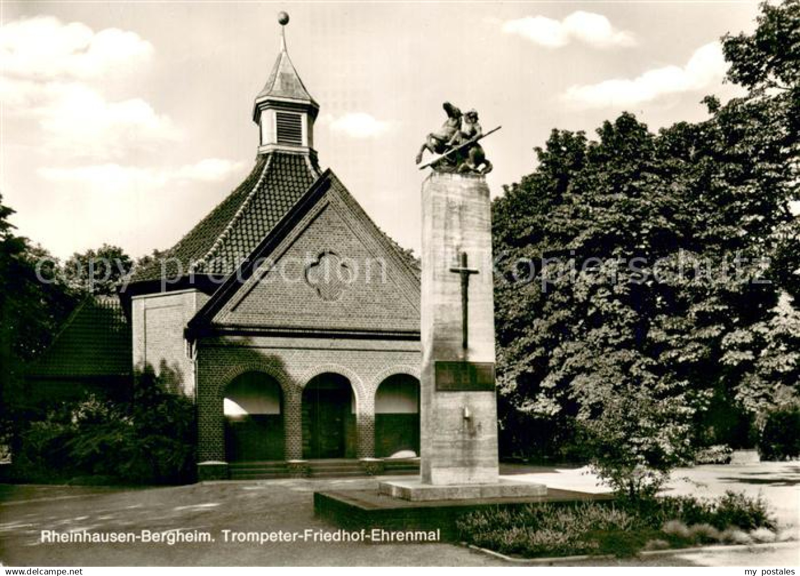 73693436 Bergheim Duisburg Trompeter Friedhof Ehrenmal Bergheim Duisburg