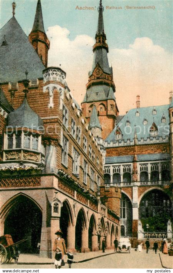 73693555 Aachen Rathaus Seitenansicht Aachen