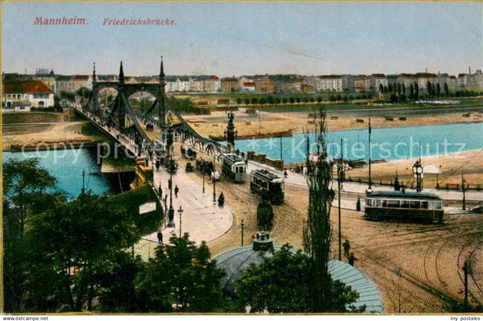 73694743 Mannheim Friedrichsbruecke Strassenbahn Mannheim