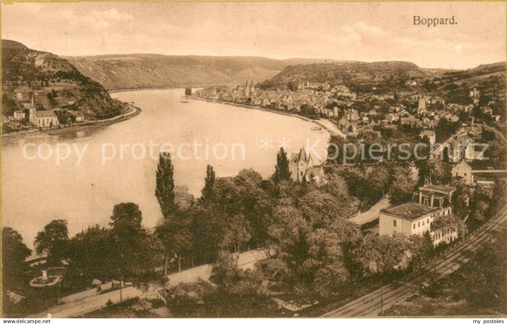 73696157 Boppard Rhein Panorama Boppard Rhein