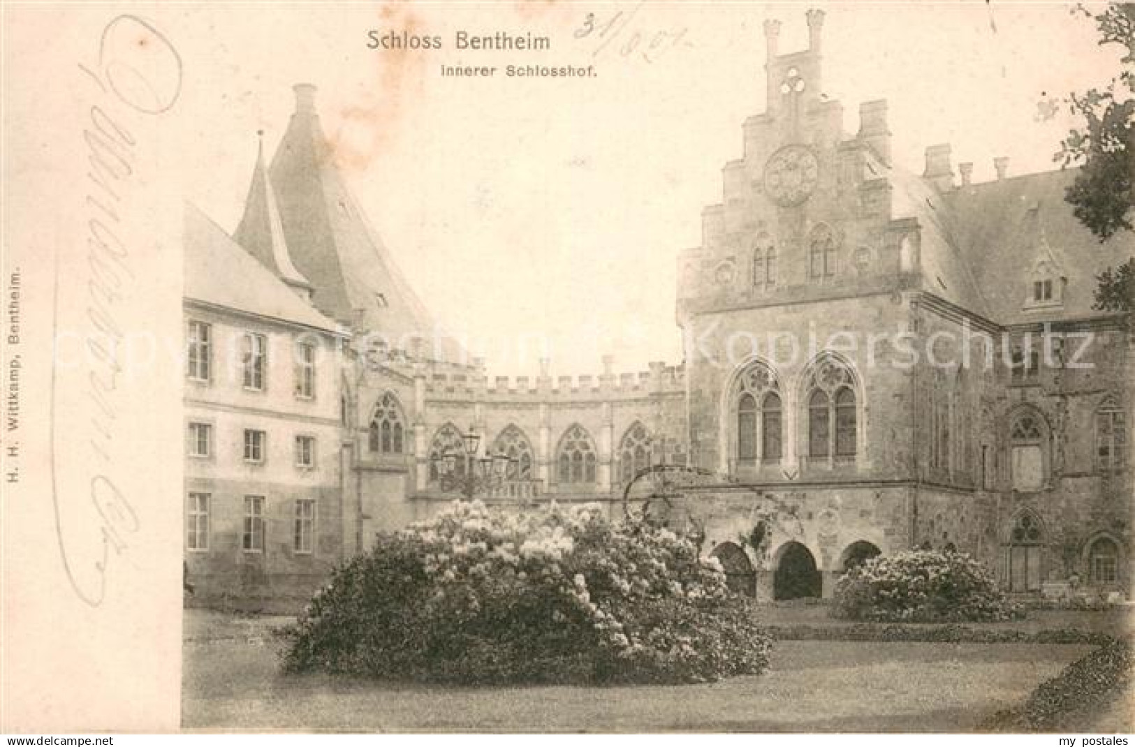 73699253 Bad Bentheim Schloss Innerer Schlosshof Bad Bentheim