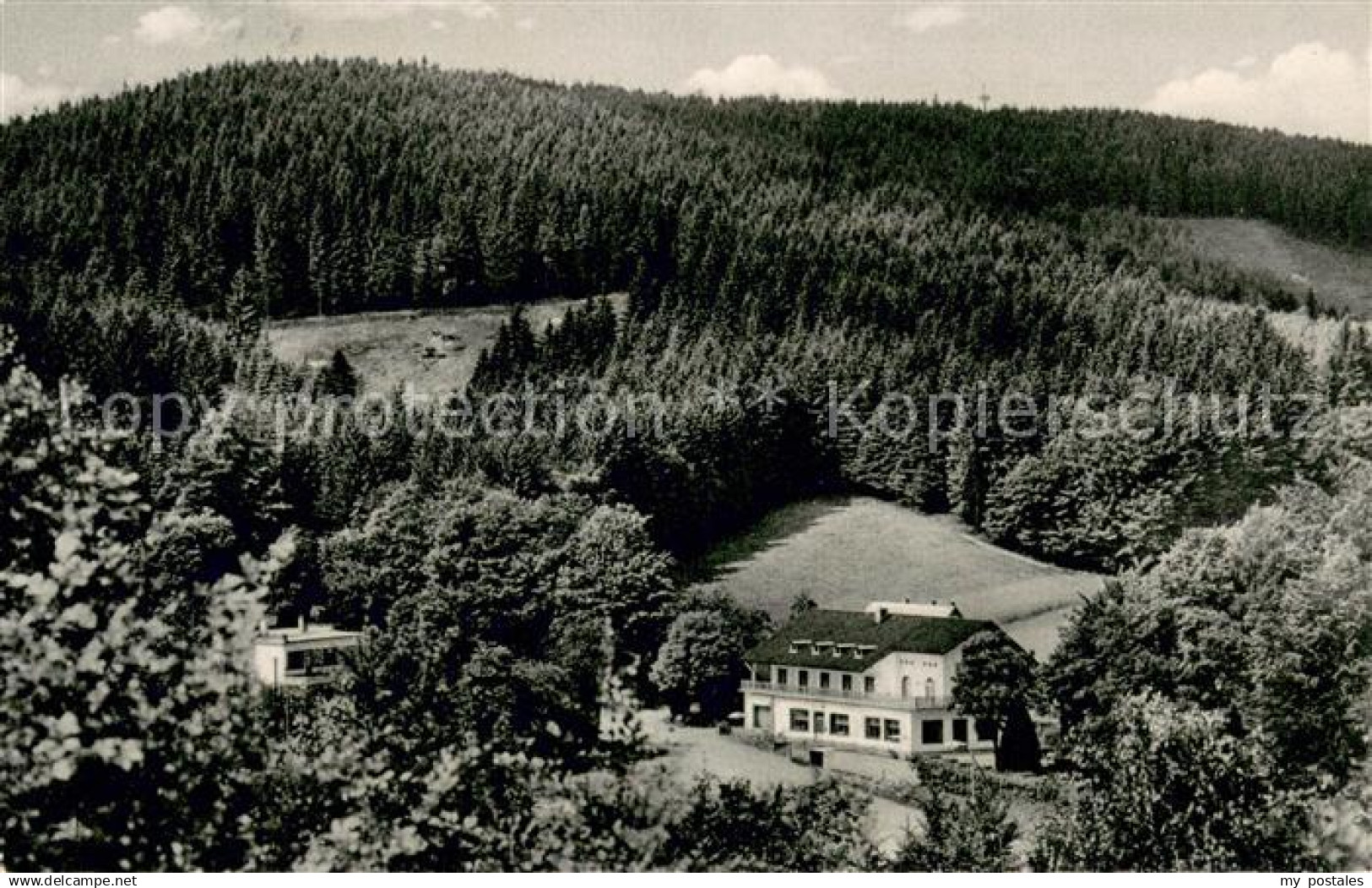 73700367 Georgsmarienhuette Panorama Blick zu Hotel Restaurant Herrenrest