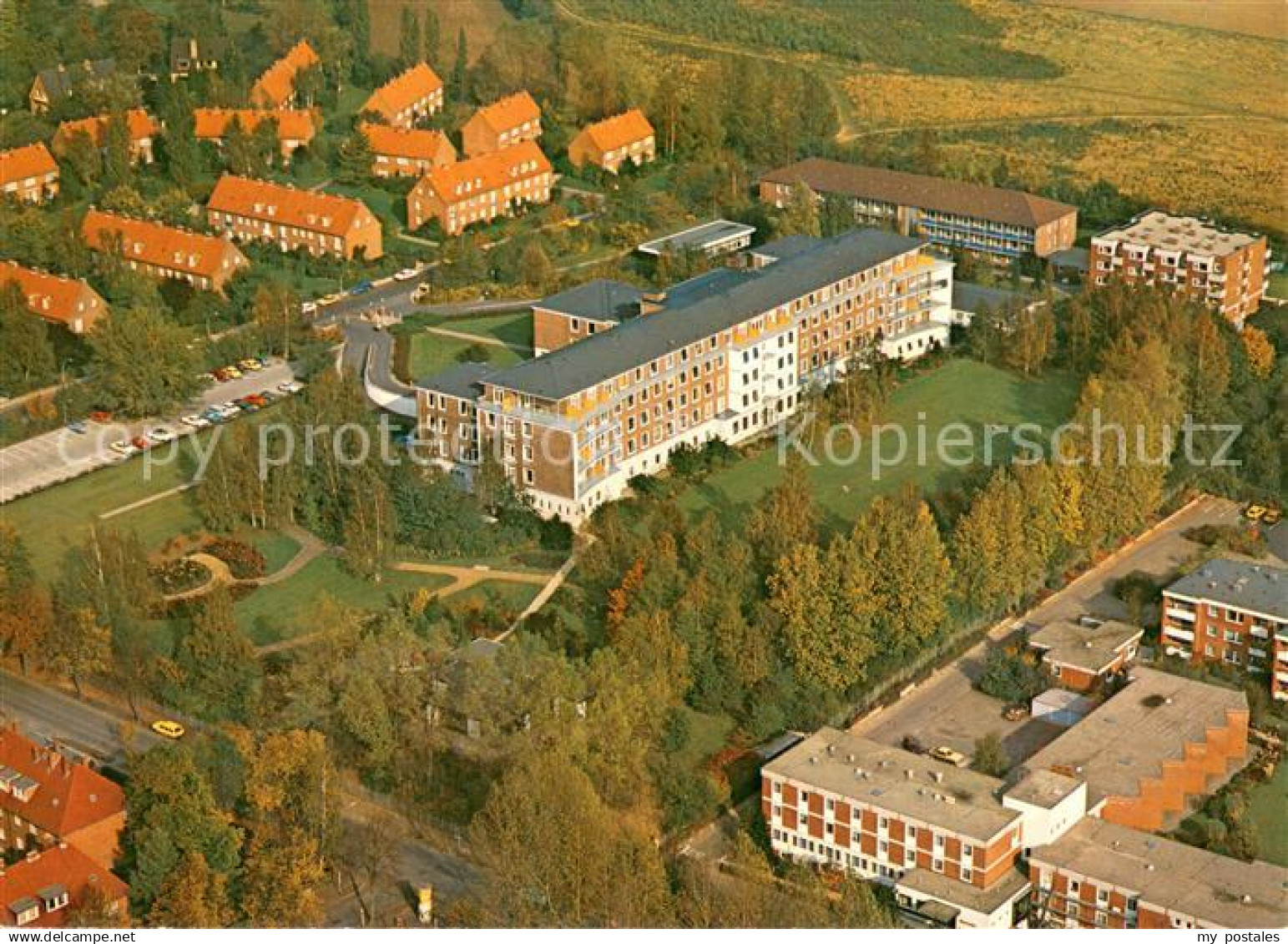 73701791 Bergedorf Hamburg Ev Krankenhaus Bethesda Fliegeraufnahme Bergedorf Ham