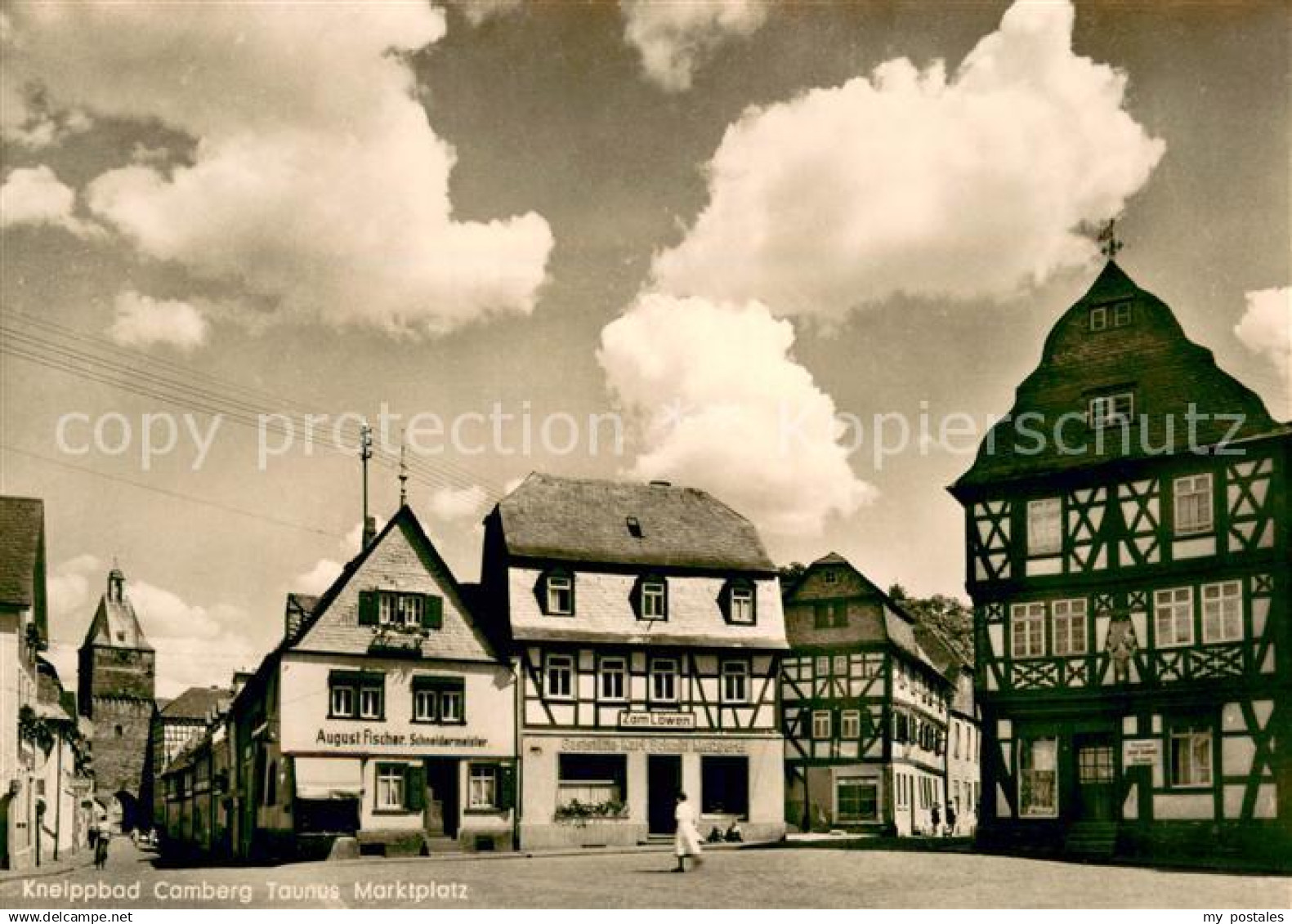 73702639 Camberg Bad Marktplatz Fachwerkhaeuser Camberg Bad