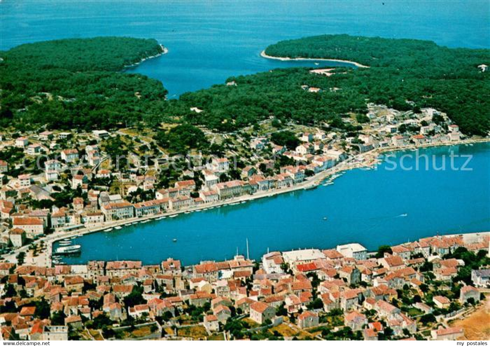 73712139 Mali Losinj Fliegeraufnahme Mali Losinj