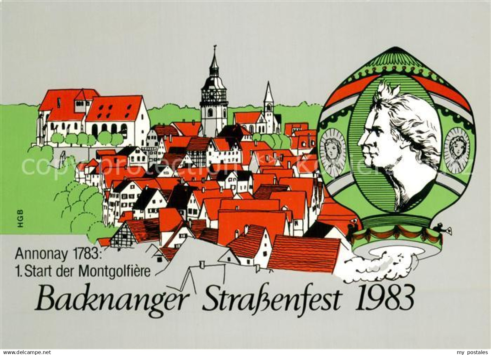 73715955 Backnang Strassenfest Illustration Backnang