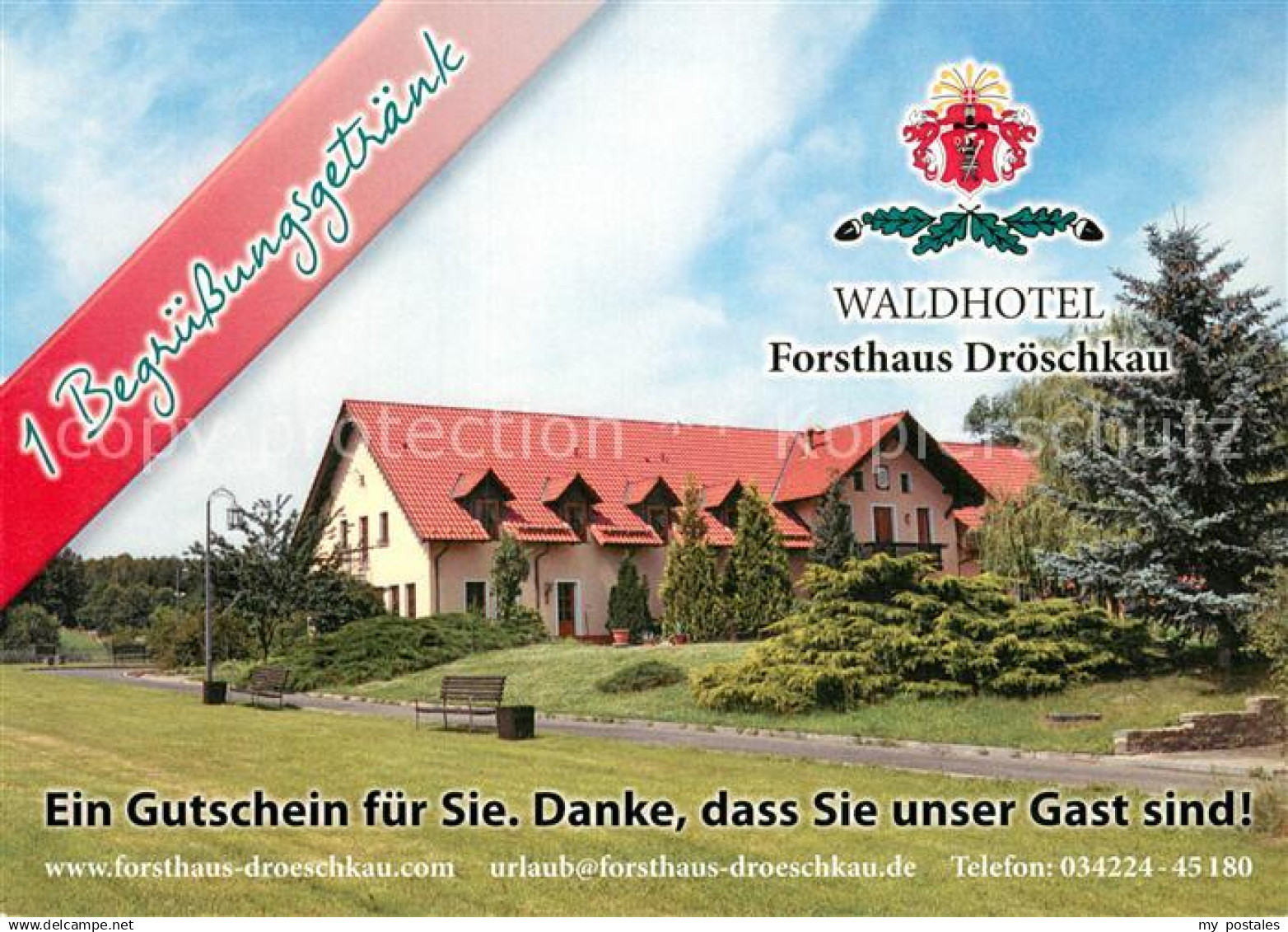 73716455 Belgern Elbe Waldhotel Forsthaus Droeschkau