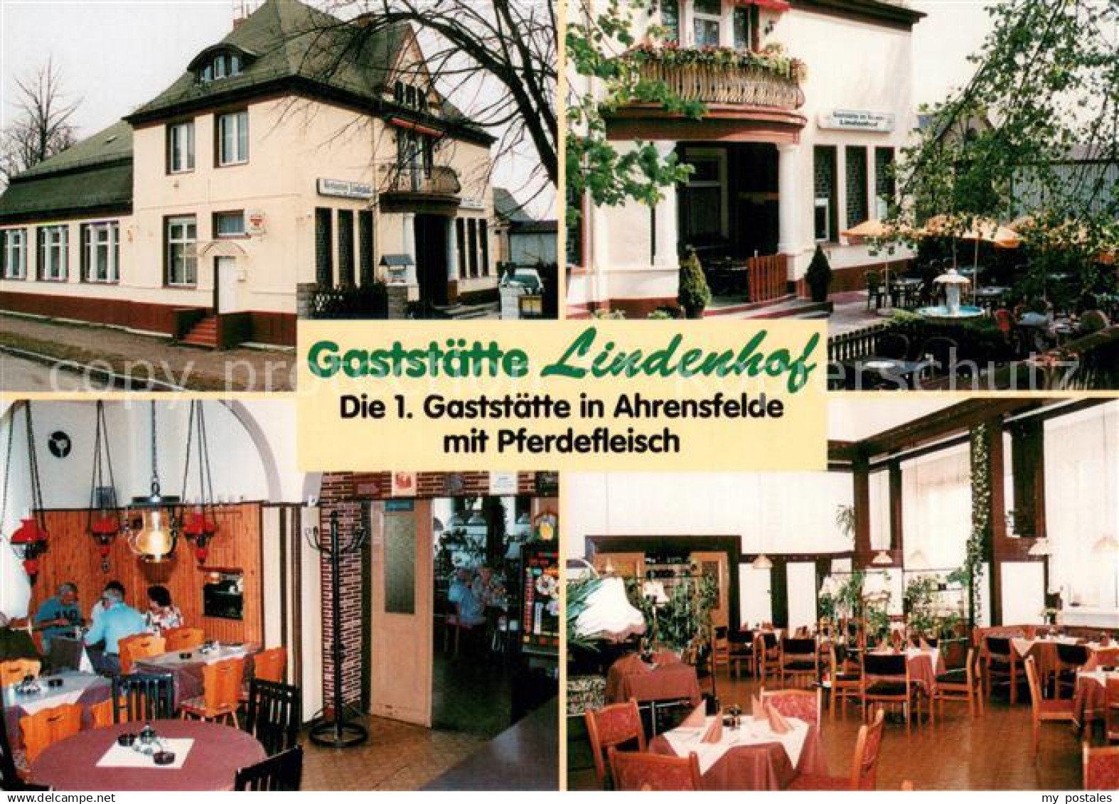 73716519 Ahrensfelde Ahrensfelde Gaststaette Lindenhof Gaststube Terrasse