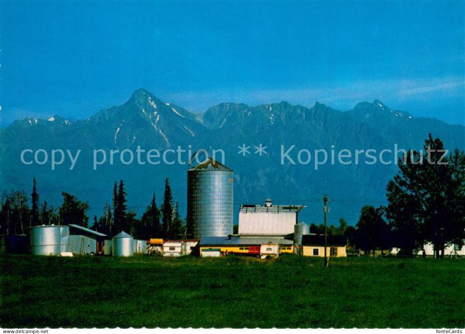 73717376 Anchorage Modern Farm in the Matanuska Valley Mountains