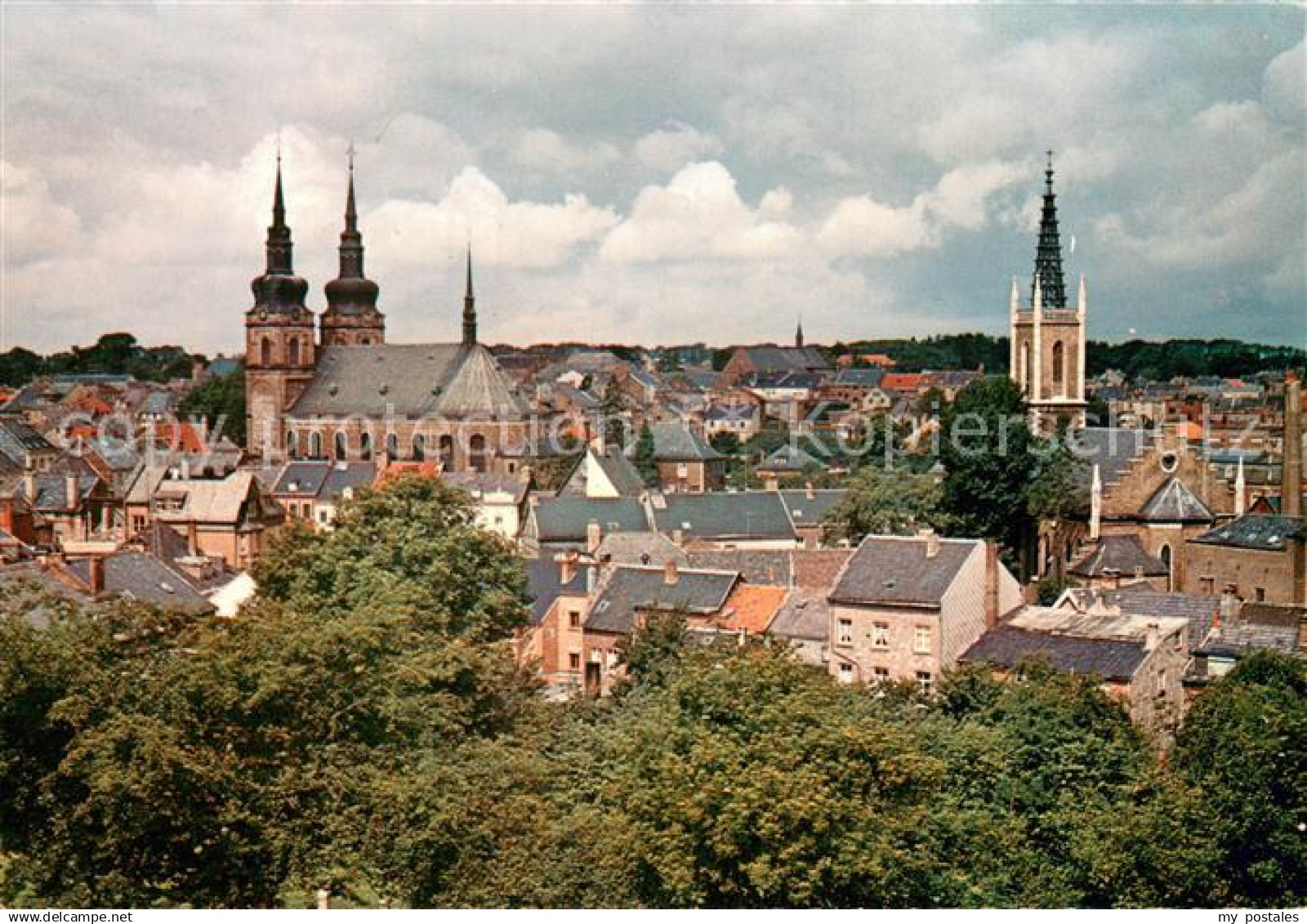 73718421 Eupen Stadtpanorama Kirche Eupen