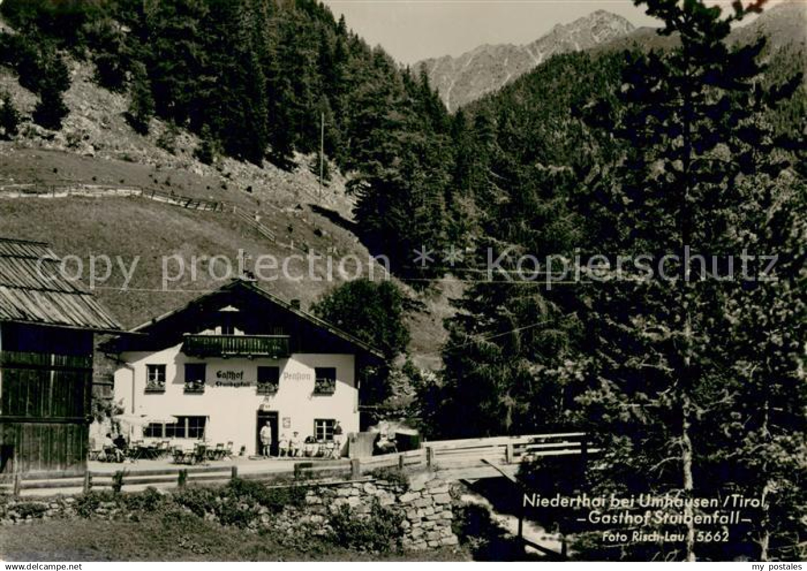 73719627 Niederthai Umhausen Tirol Gasthof Stuibenfall