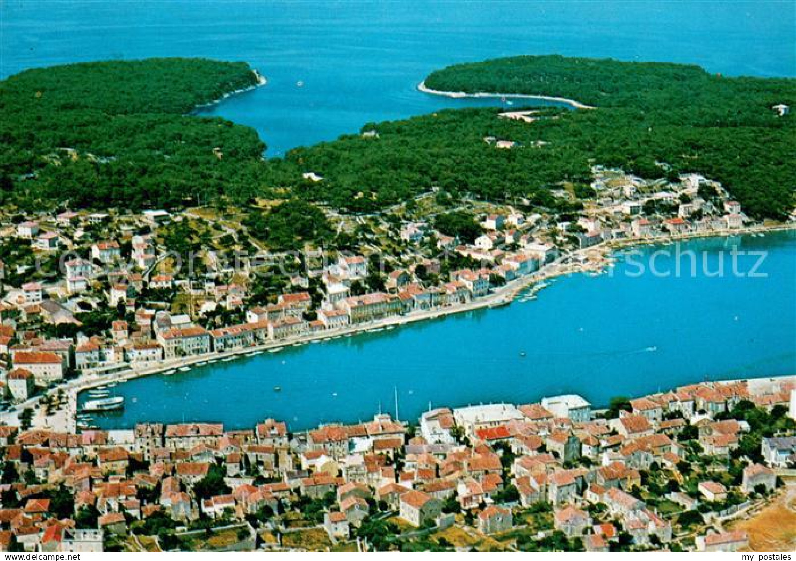 73720523 Mali Losinj Fliegeraufnahme Mali Losinj