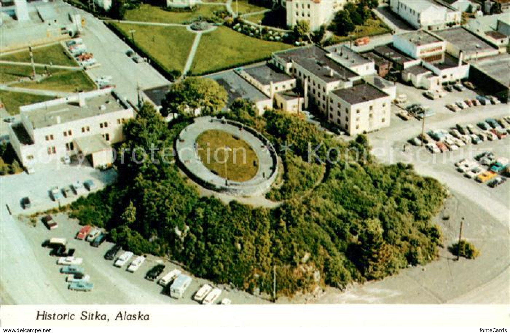 73730835 Sitka_Alaska Fliegeraufnahme Pioneer Home and baranof Hill