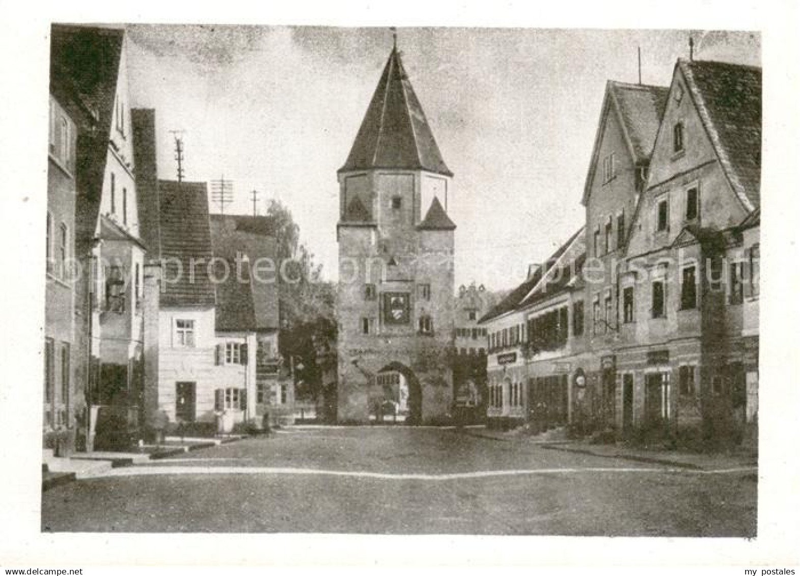 73736818 Aichach Hauptstrasse mit unterem Tor