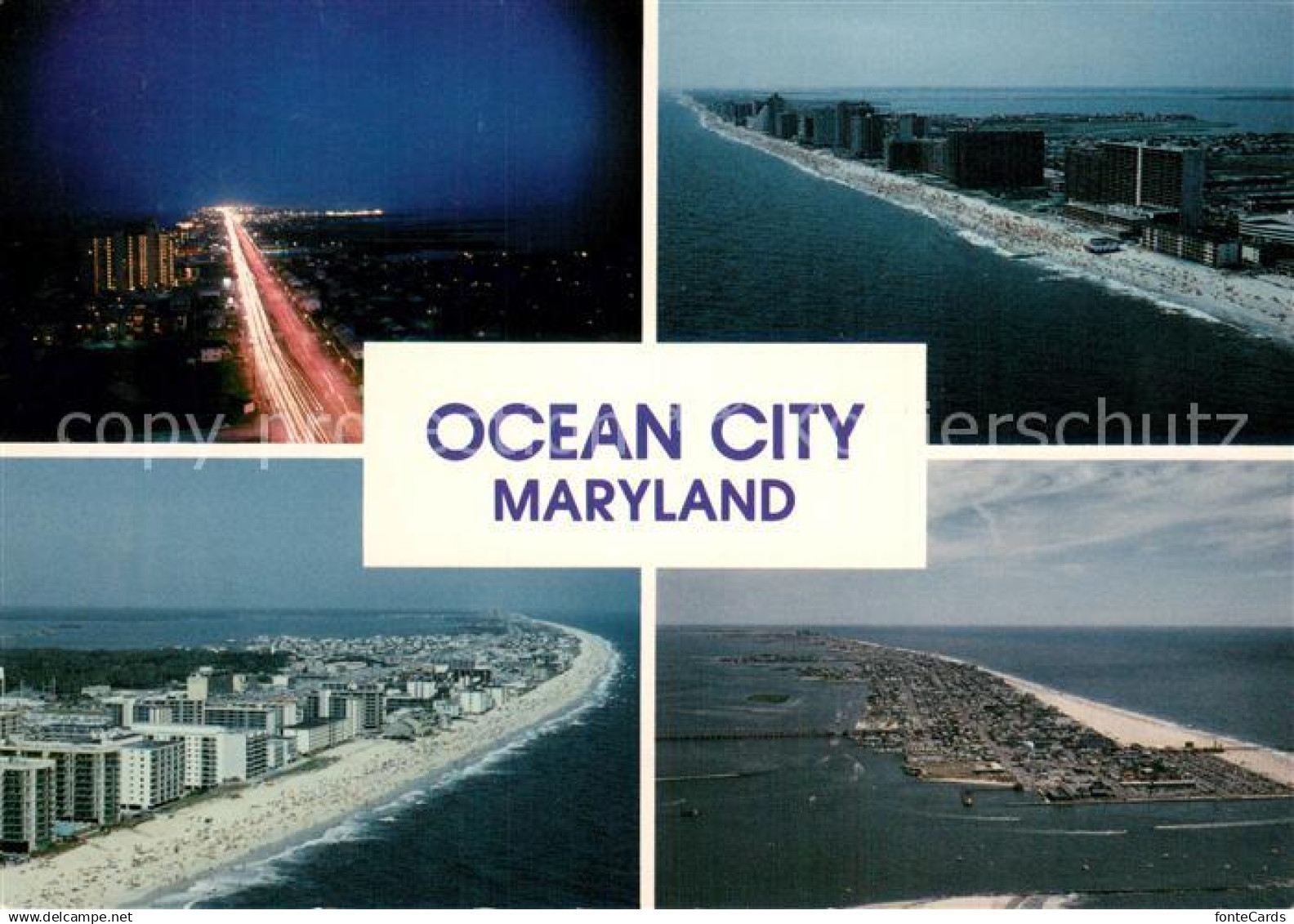 73744652 Ocean City Maryland Fliegeraufnahme Townhouses Beach