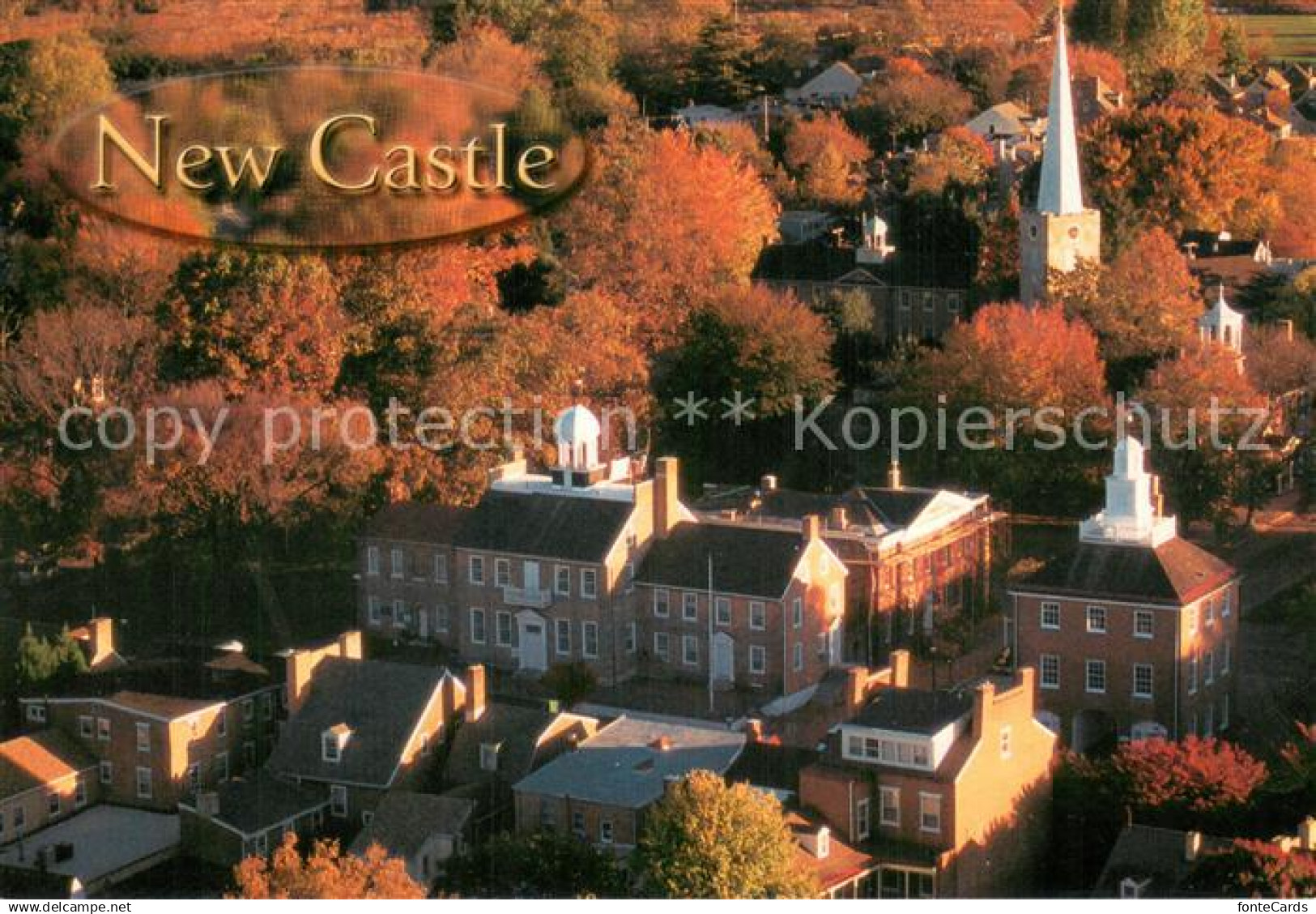 73745496 New Castle Delaware Teilansicht im Herbst