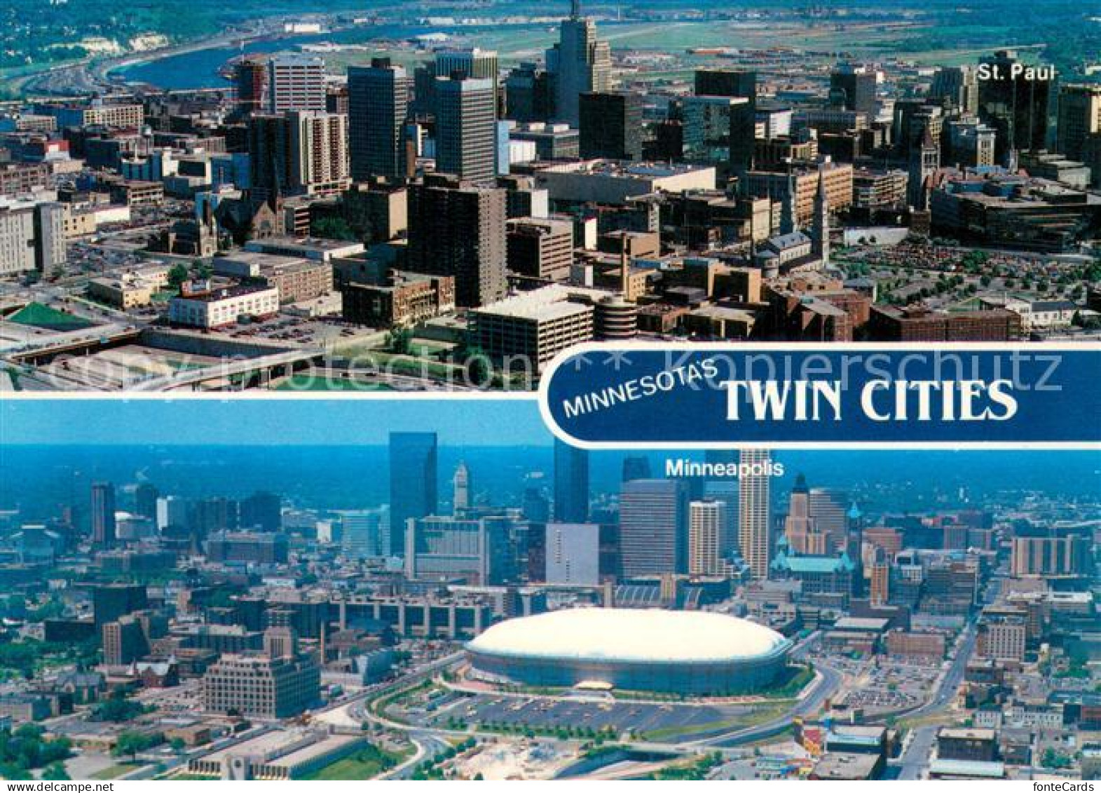 73745513 Minnesota City Fliegeraufnahme Twincities Minnesota-Minneapolis