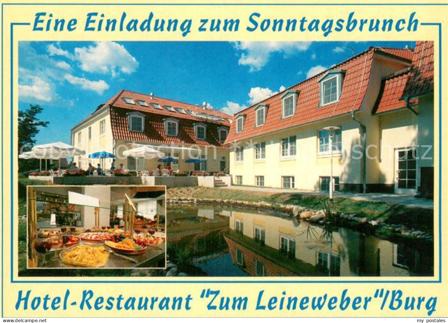 73758295 Burg Spreewald Hotel Restaurant Zum Leinweber Brunch Burg Spreewald