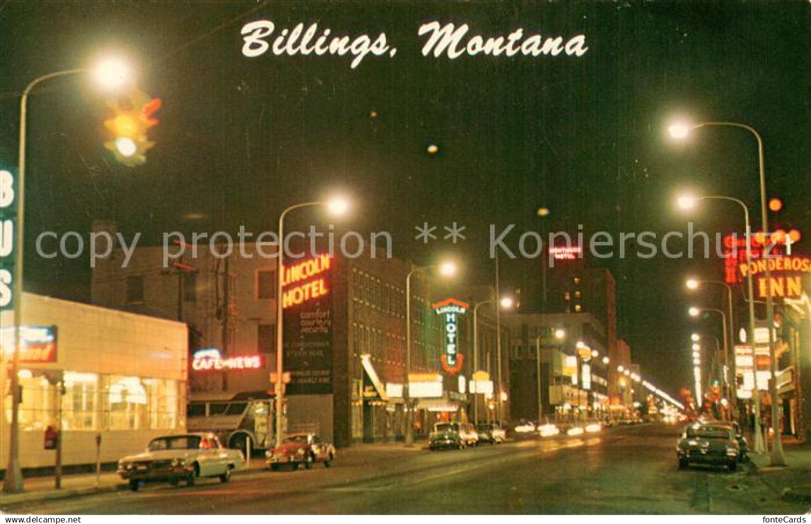 73763113 Billings Montana Night Scene