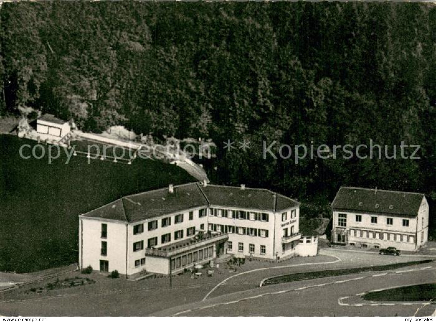 73764254 Nonnweiler Fliegeraufnahme Sanatorium Waldhotel