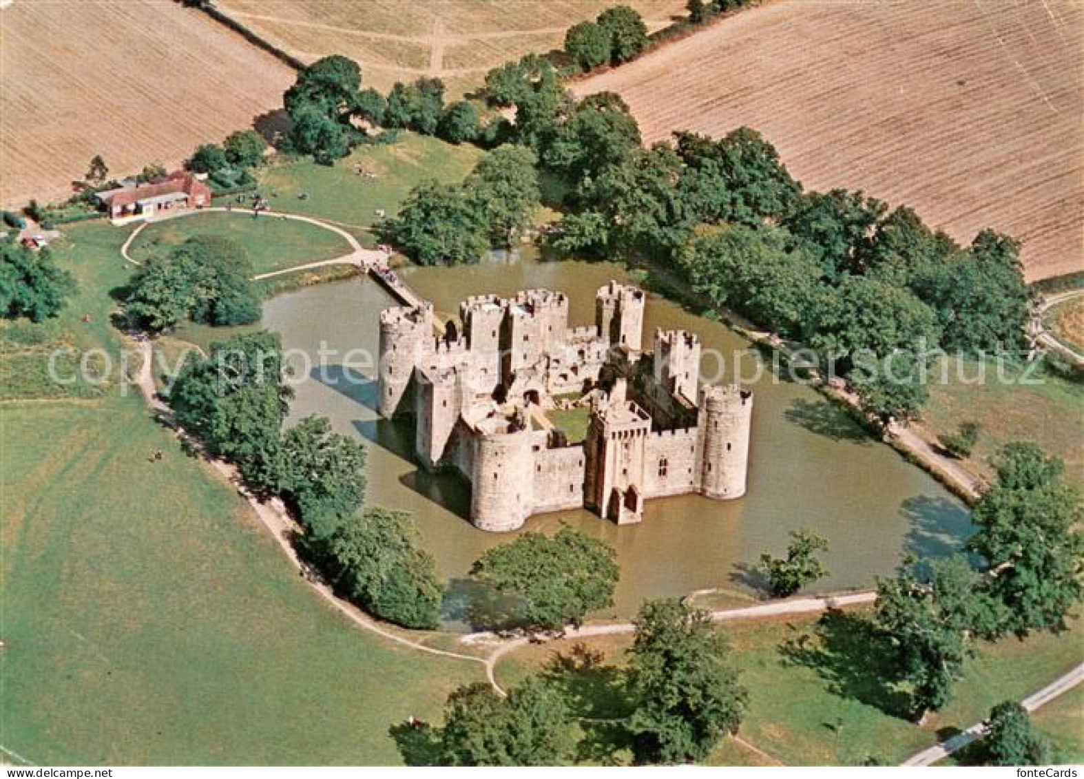 73765864 Sussex Bodiam Castle Fliegeraufnahme Sussex