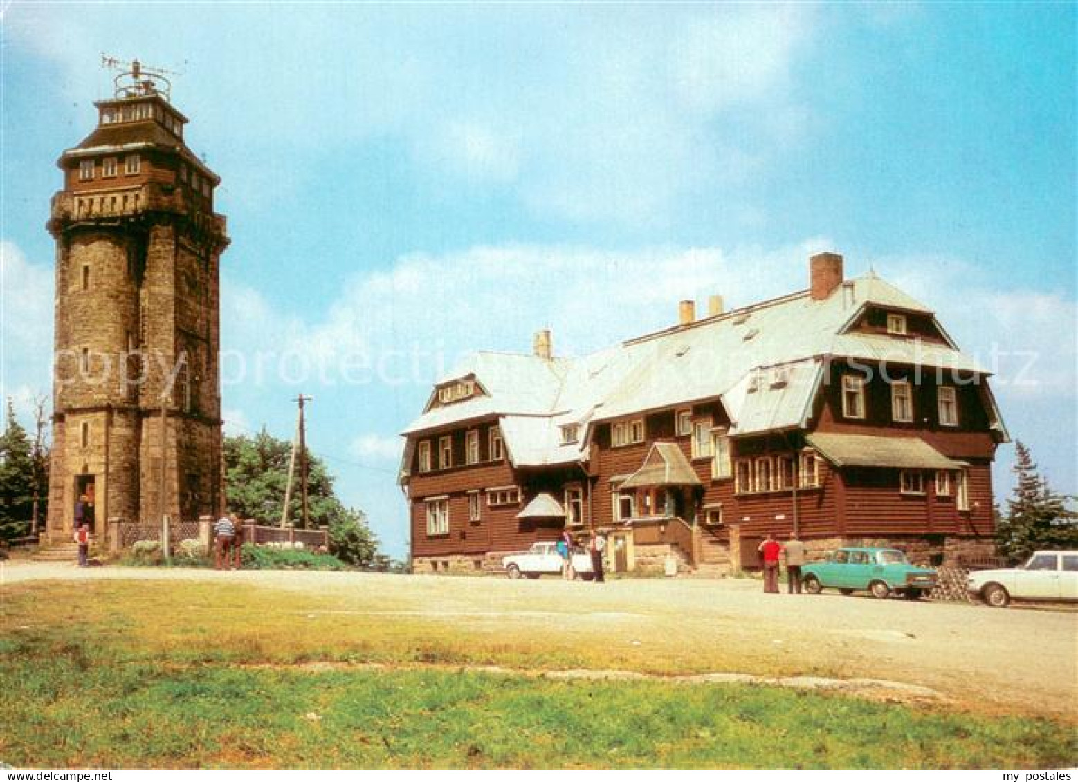 73766762 Auersberg Wildenthal Aussichtsturm und Berghotel Auersberg