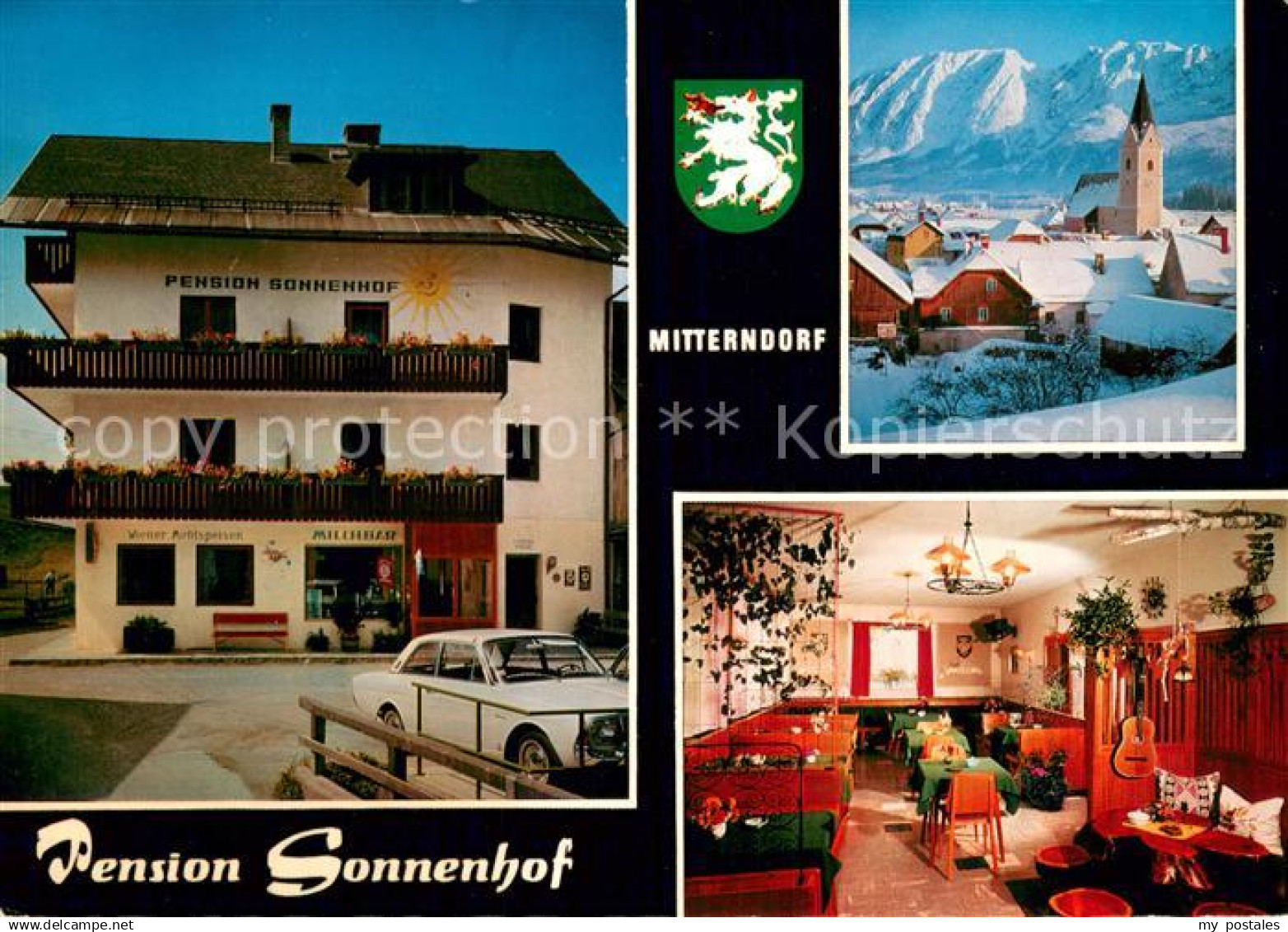 73775810 Mitterndorf Bad Pension Sonnenhof Gastraum Kirche