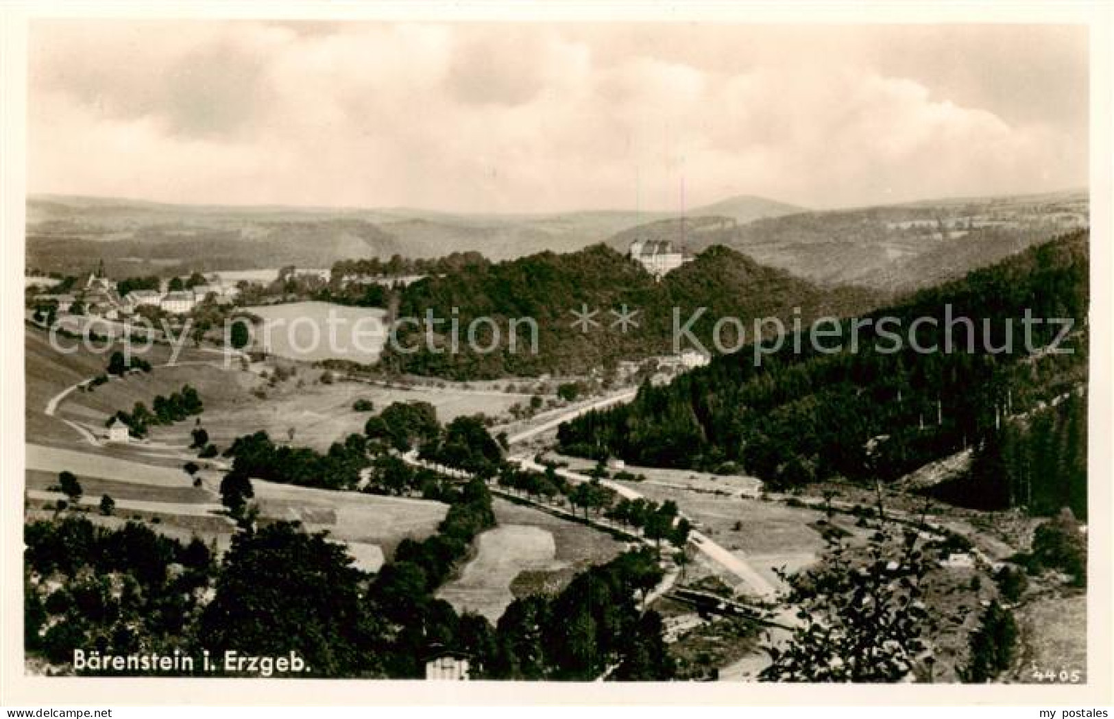 73807228 Baerenstein Altenberg Panorama Baerenstein Altenberg