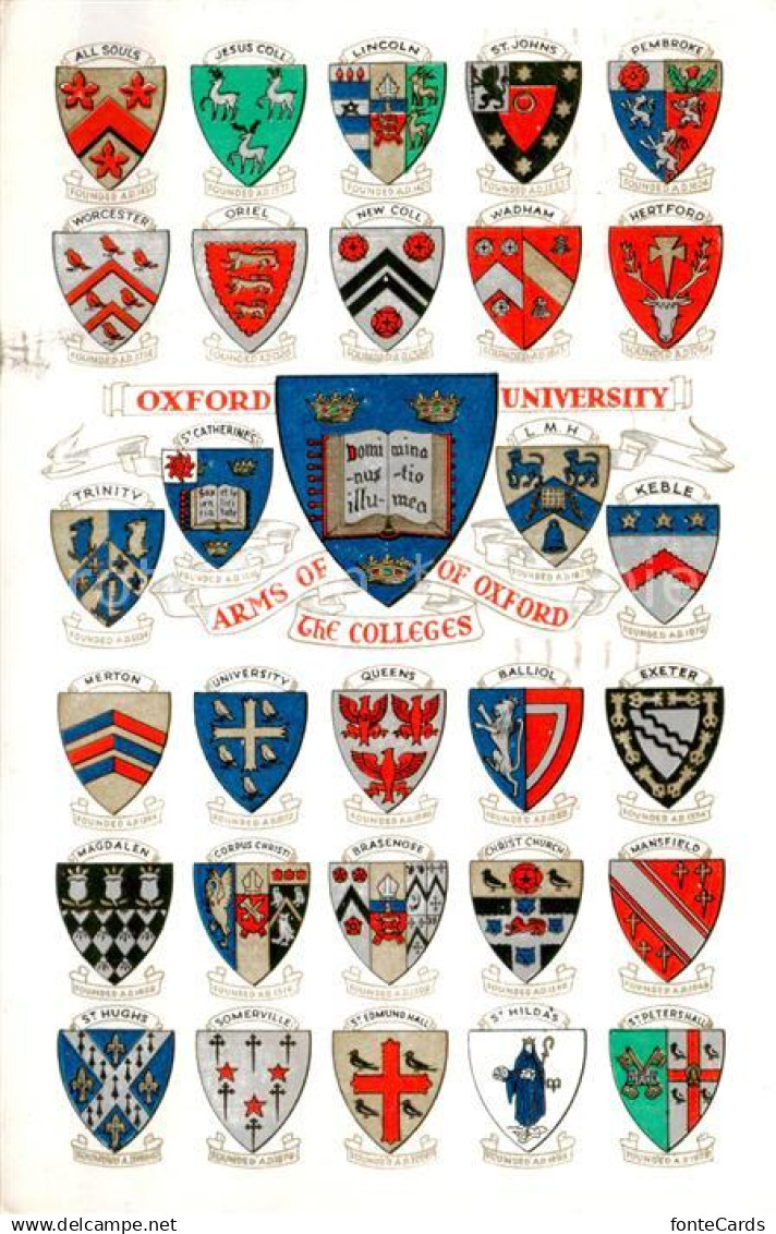 73838408 Oxford  Oxfordshire UK Oxford University Arms of Oxford The Colleges