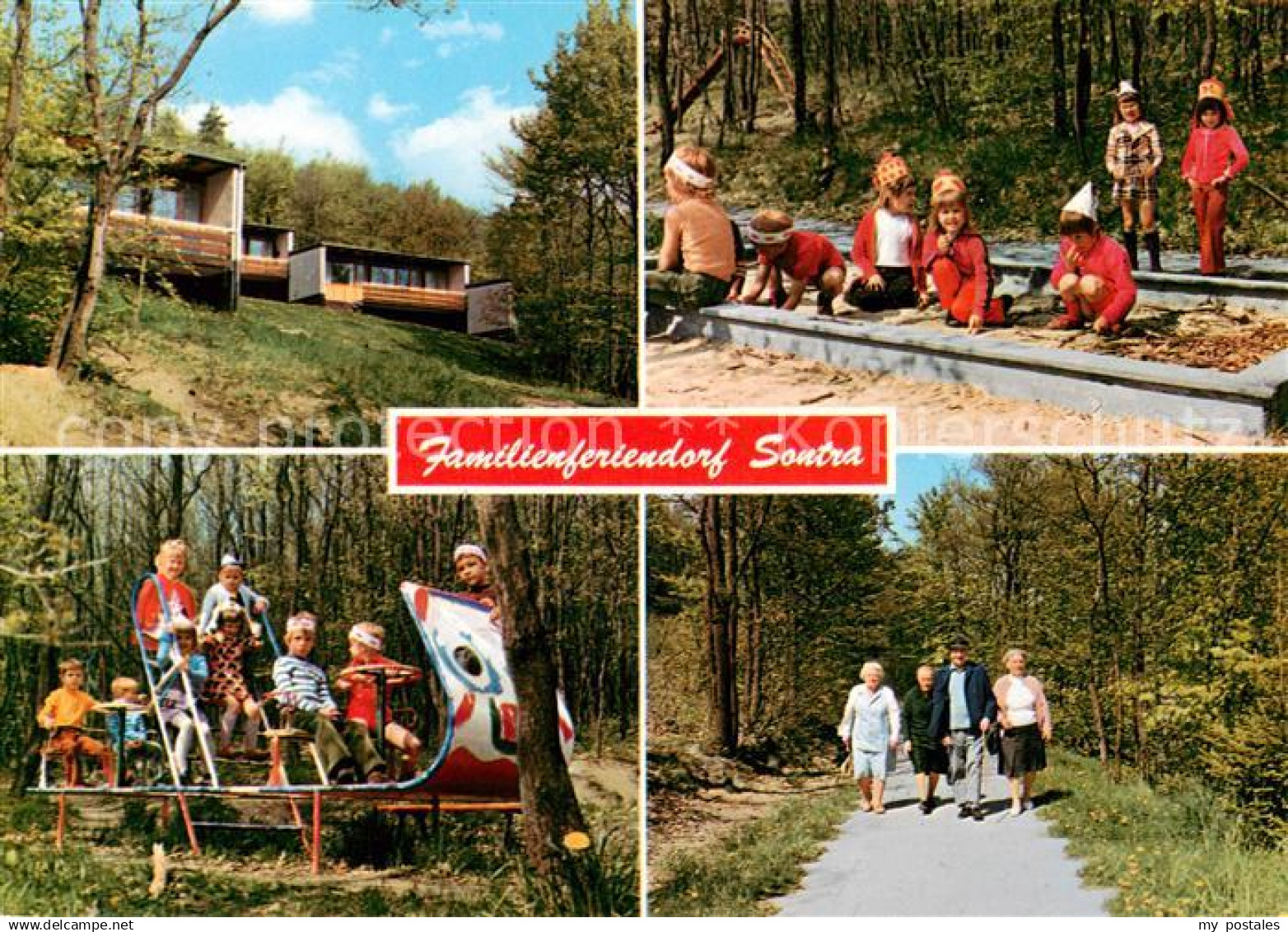 73859163 Sontra Familienferiendor Sontra Kinderspielplatz Waldweg