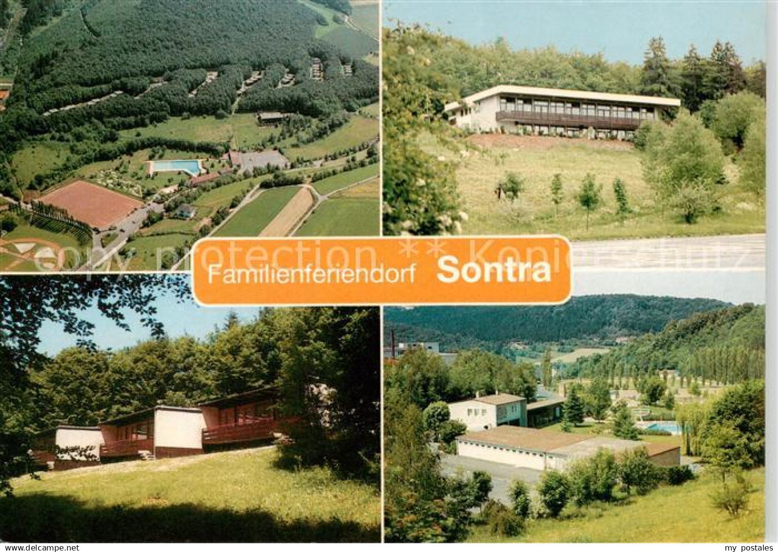 73859577 Sontra Familienferiendorf Hotel Bungalows Luftaufnahme