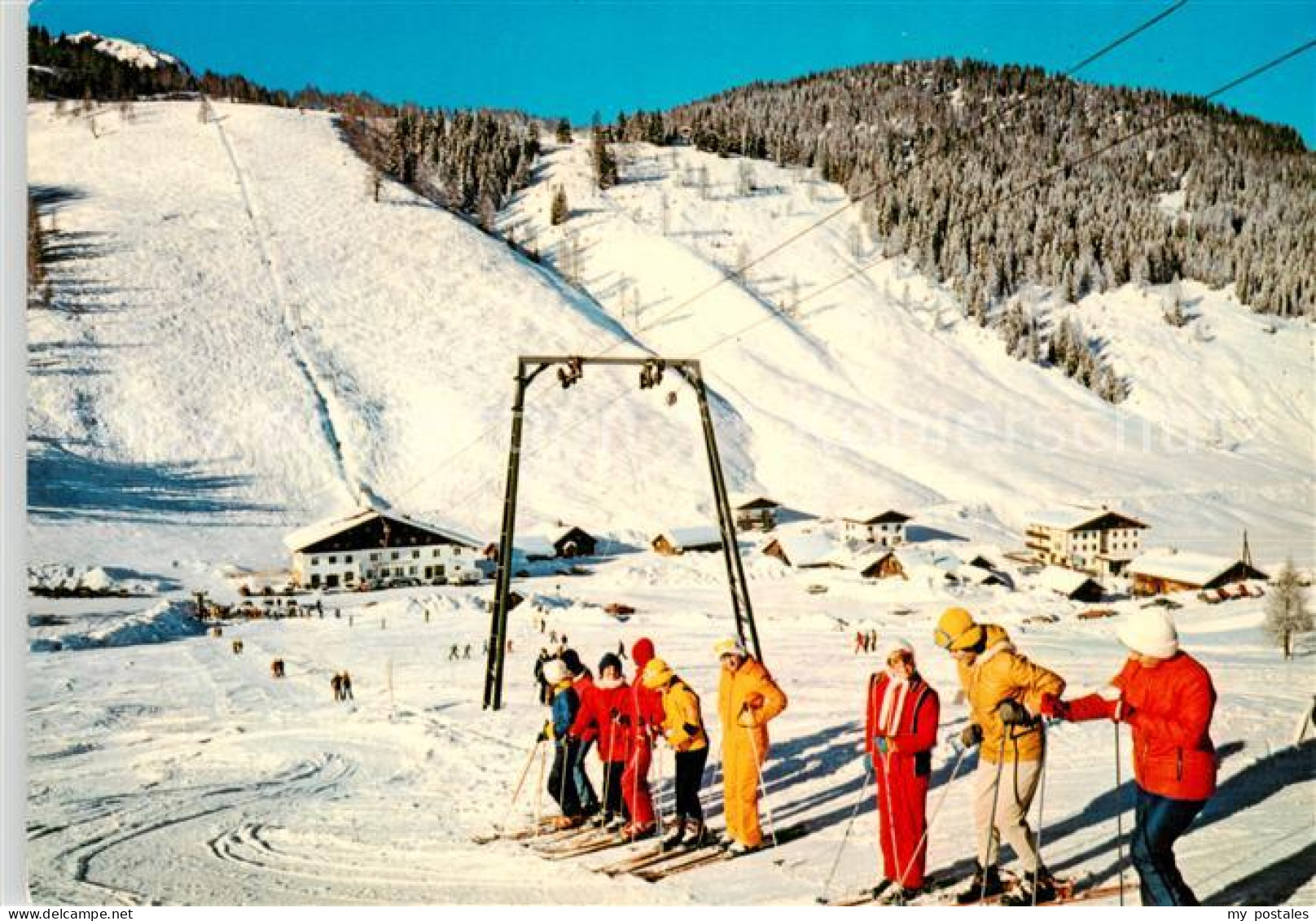 73862049 Zauchensee Altenmarkt im Pongau AT Panorama Skilift Skischule