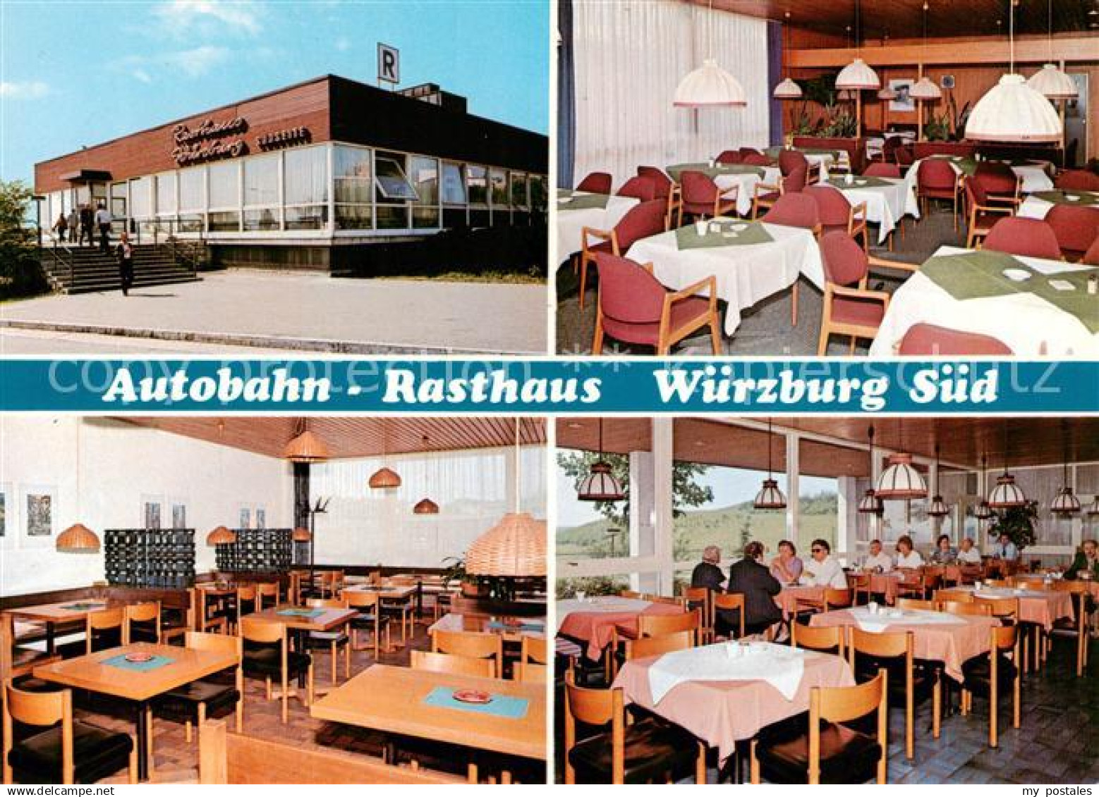 73868378 Wuerzburg Bayern Autobahn Rasthaus Wuerzburg Sued Gastraeume