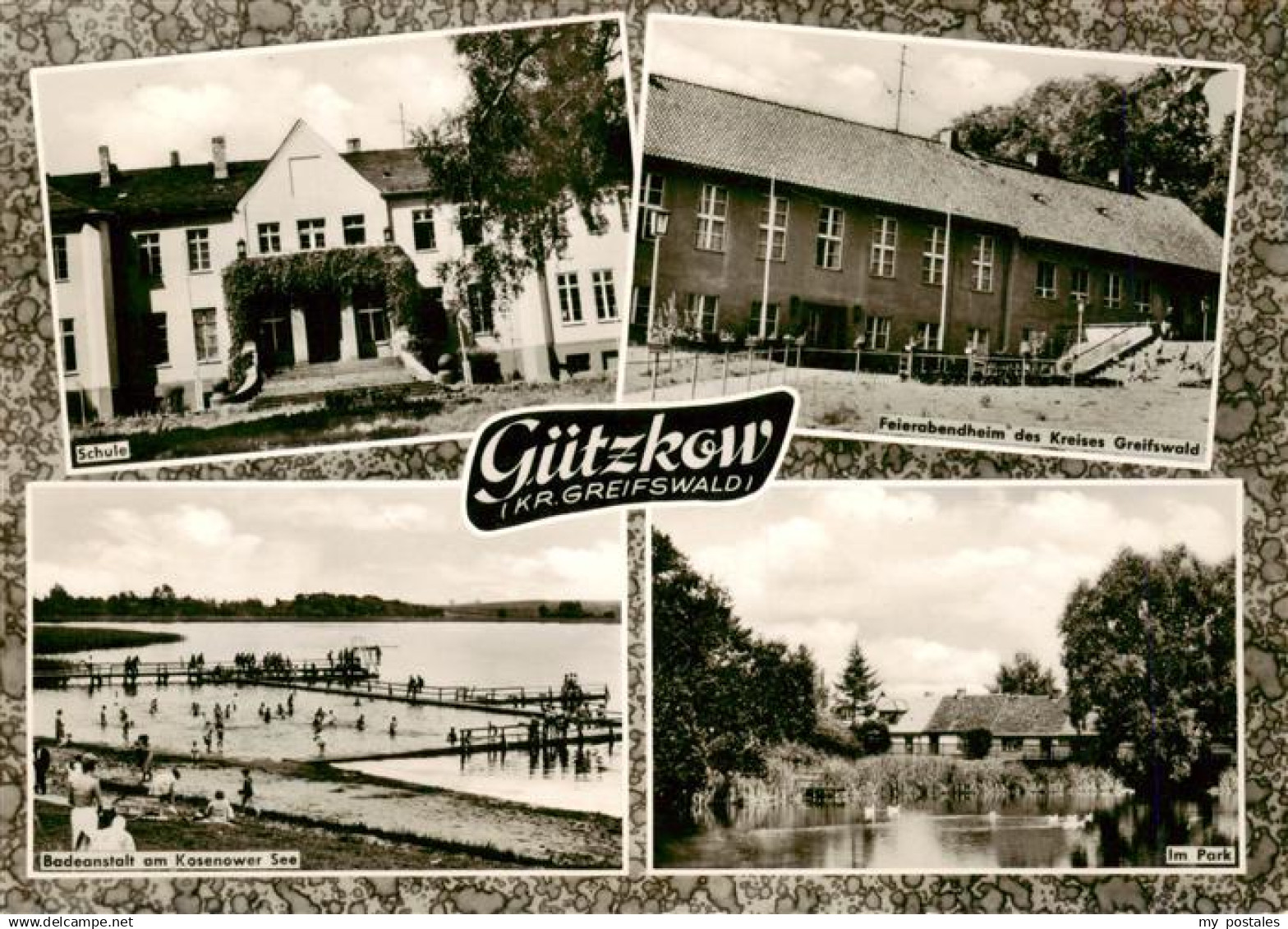 73876362 Gutzkow Greifswald Schule Feierabendheim des Kreises Greifswald Badeans