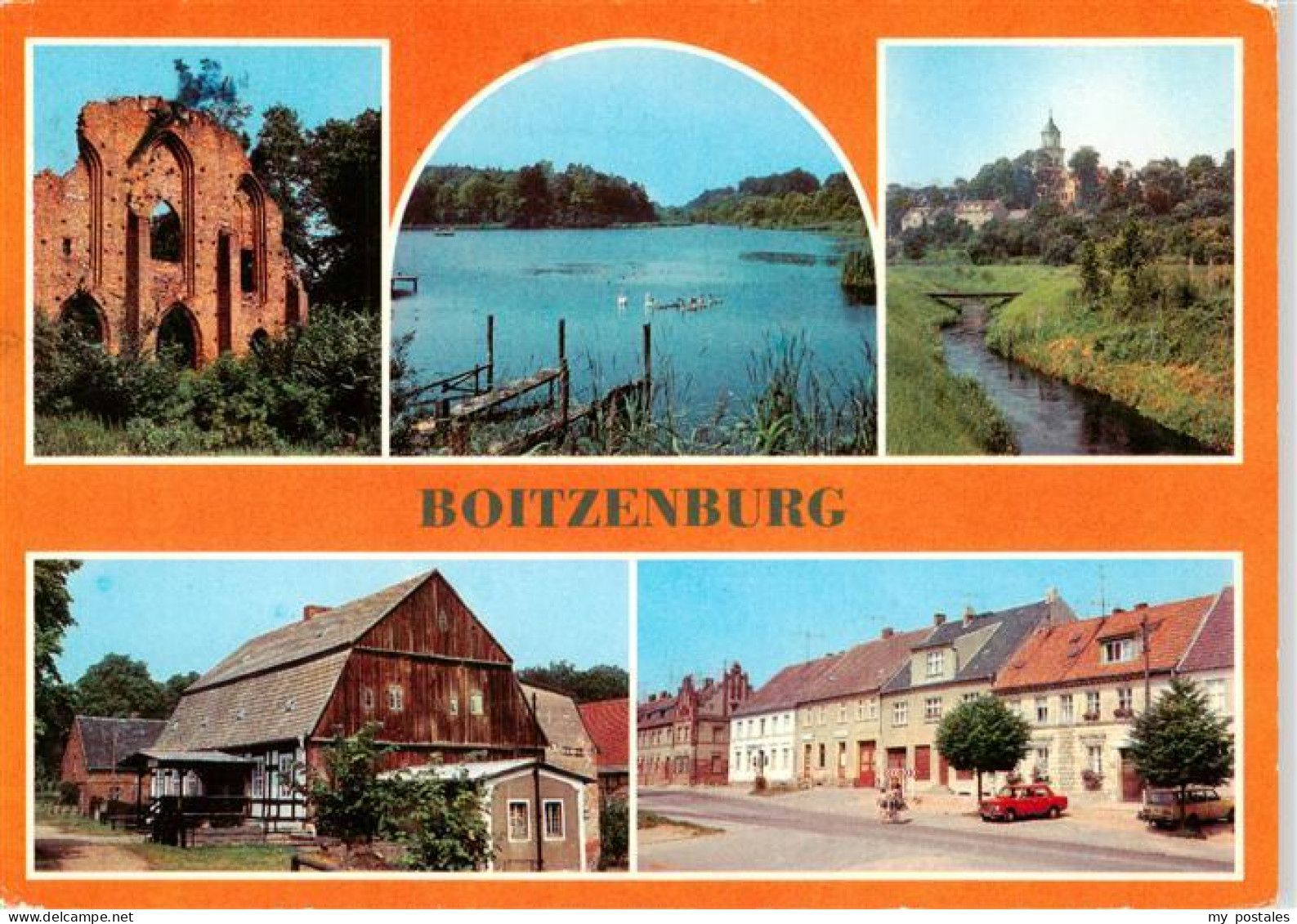 73879492 Boitzenburg Klosterruine Haussee Teilansicht Produktionsmuseum Klosterm