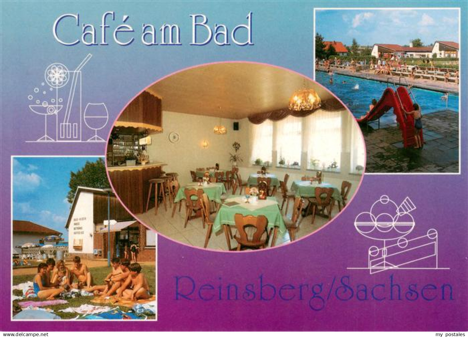 73887176 Reinsberg_Freiberg_Sachsen Cafe am Bad Gaststube Freibad