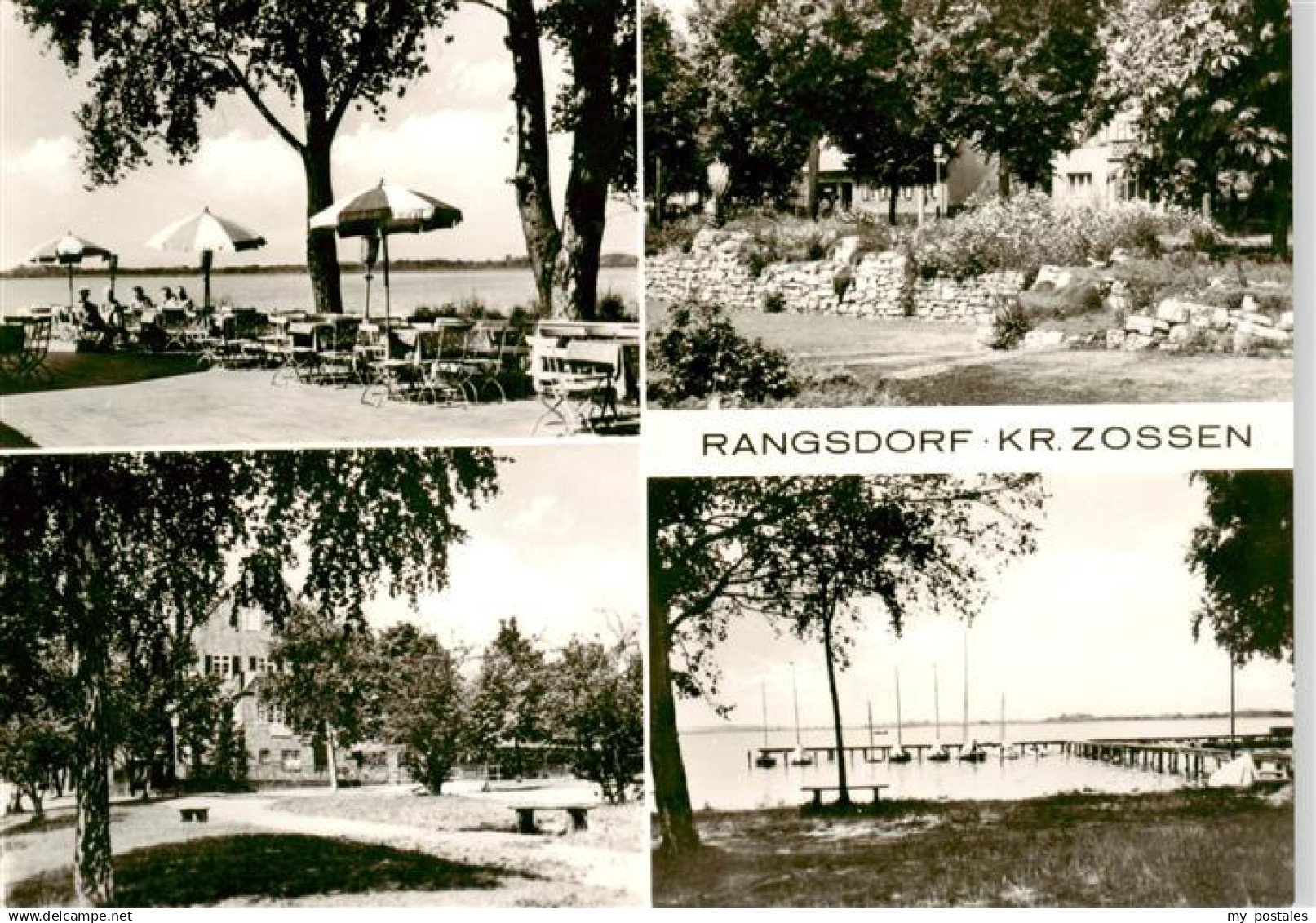 73888195 Rangsdorf Teilansichten Gaststaette am See Bootsanleger Rangsdorf