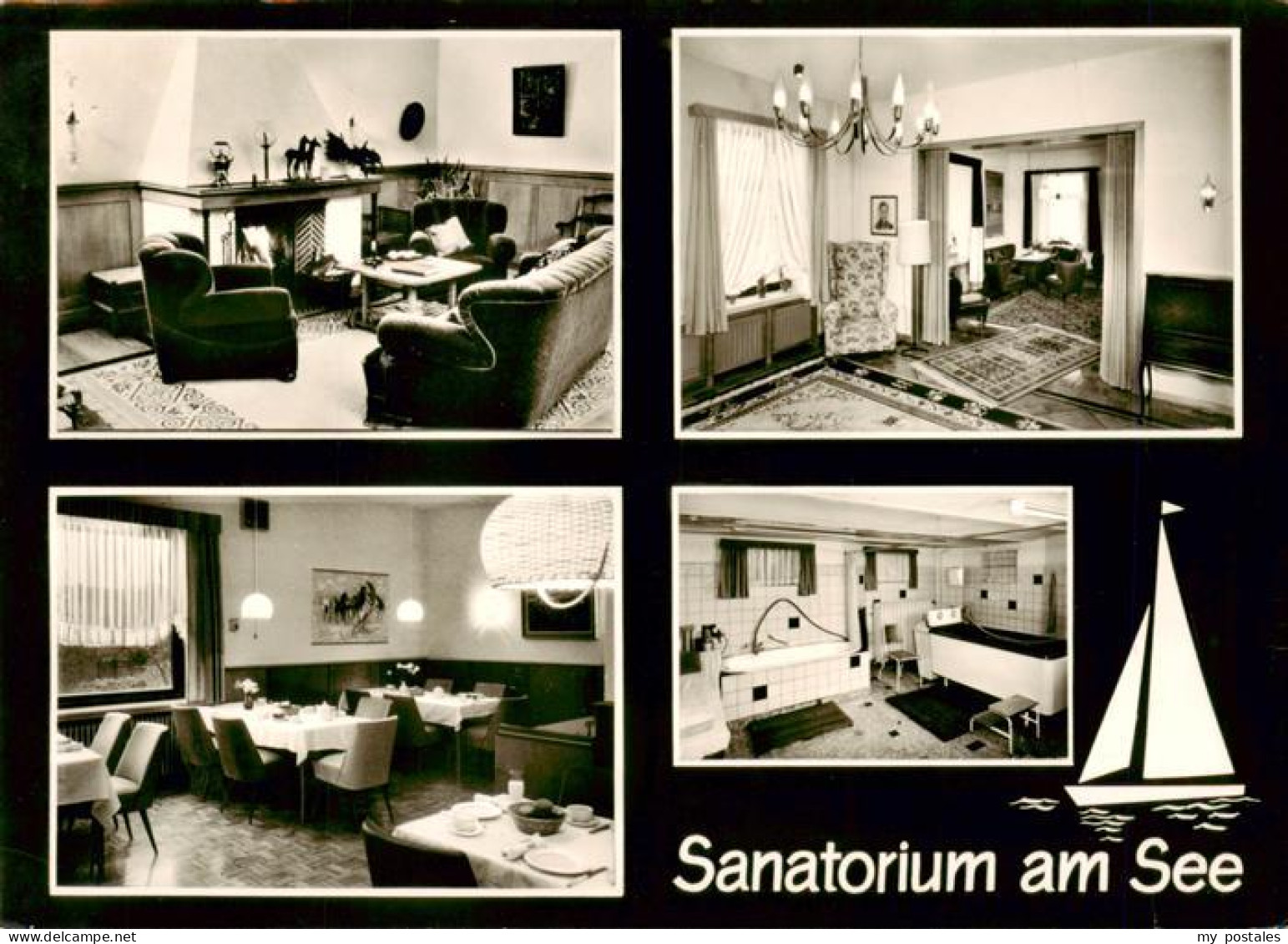 73933378 Bederkesa_Bad Sanatorium am See Gastraum Kaminzimmer Kuranwendung