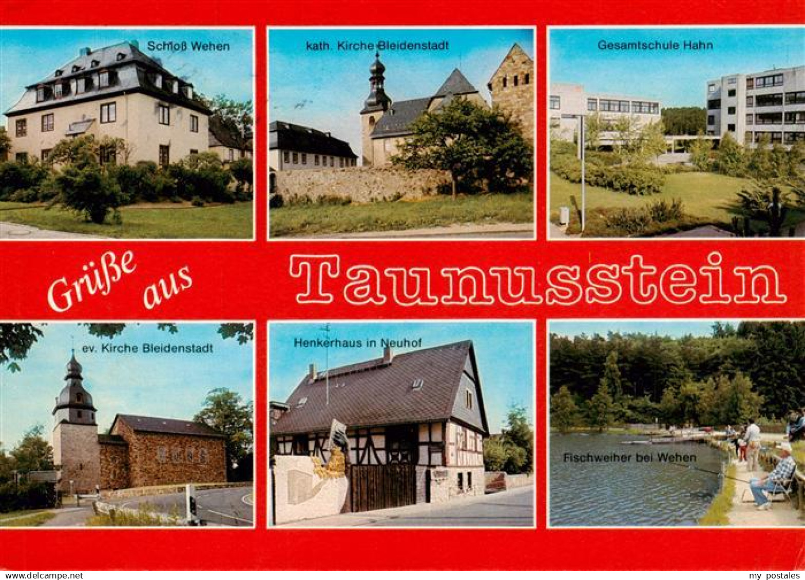 73936553 Bleidenstadt Taunusstein Schloss Wehen Kath Kirche Gesamtschule Hahn He