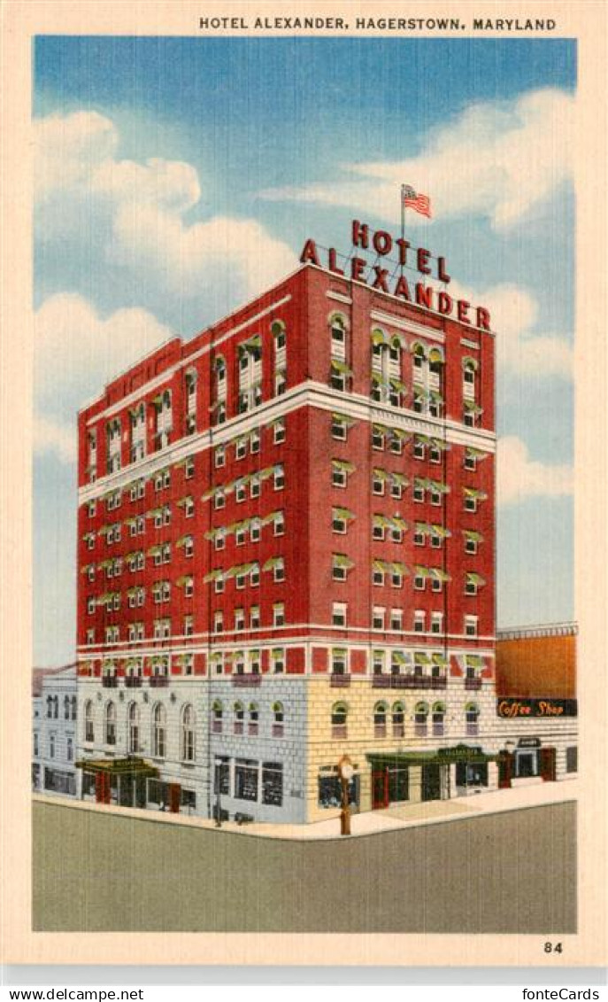 73940211 Hagerstown Maryland USA Hotel Alexander