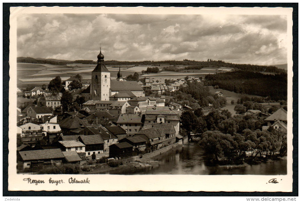 7395 - alte Foto Ansichtskarte - Regen Bayer. Ostmark - Thea Hesse - n. gel